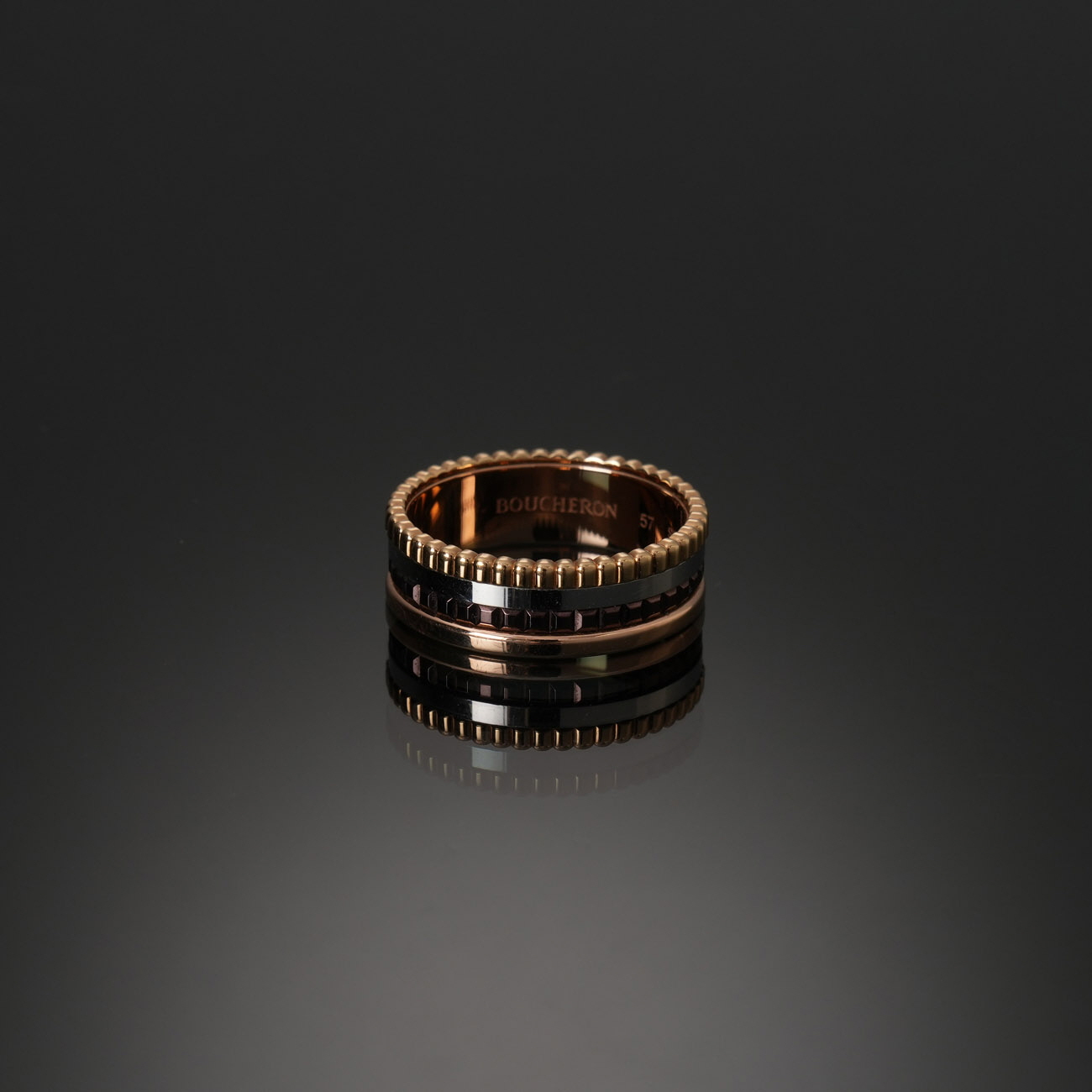 Boucheron(USED)부쉐론 콰트로 클래식 스몰 링 #57