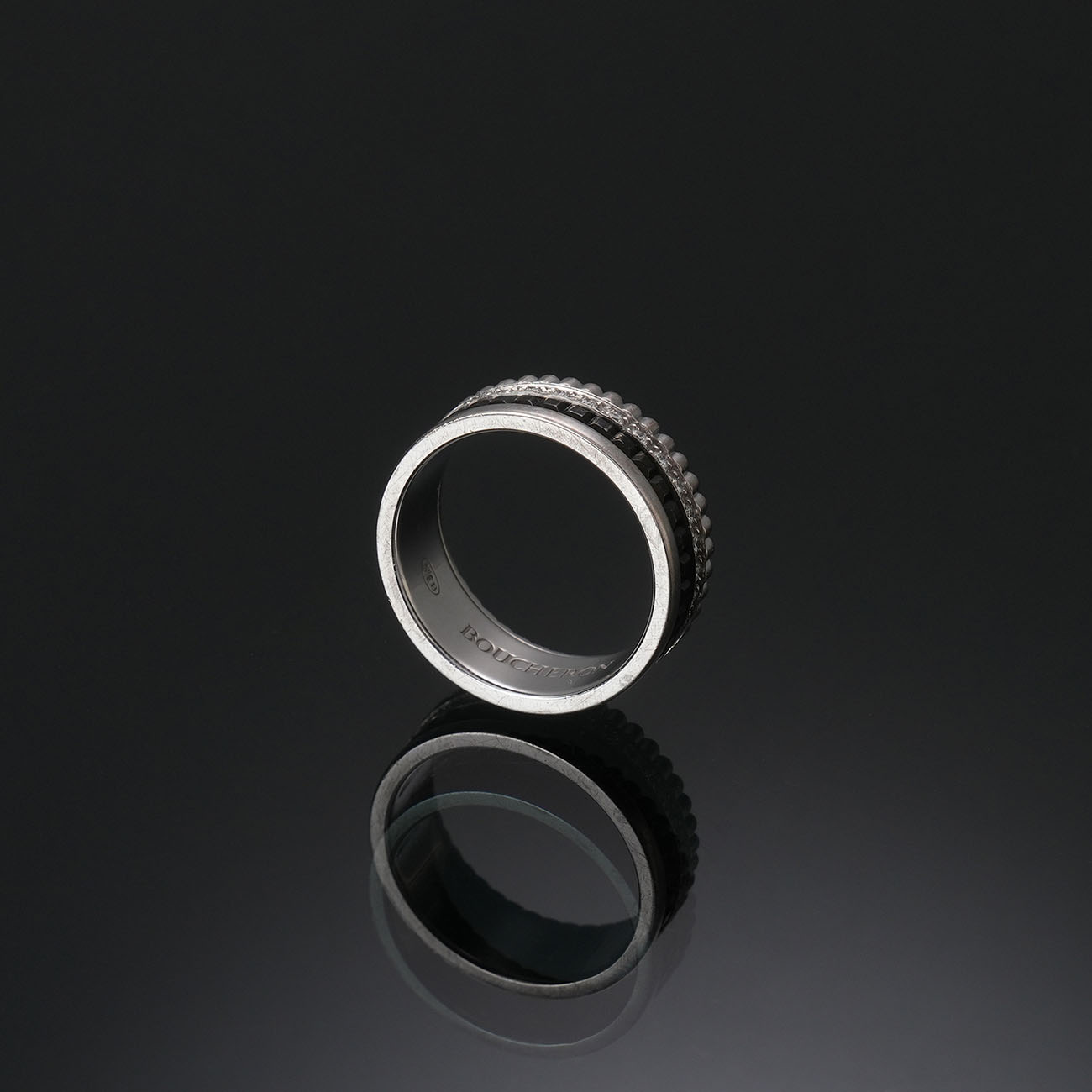 BOUCHERON(USED)부쉐론 콰트로 클래식 스몰 블랙에디션 #49