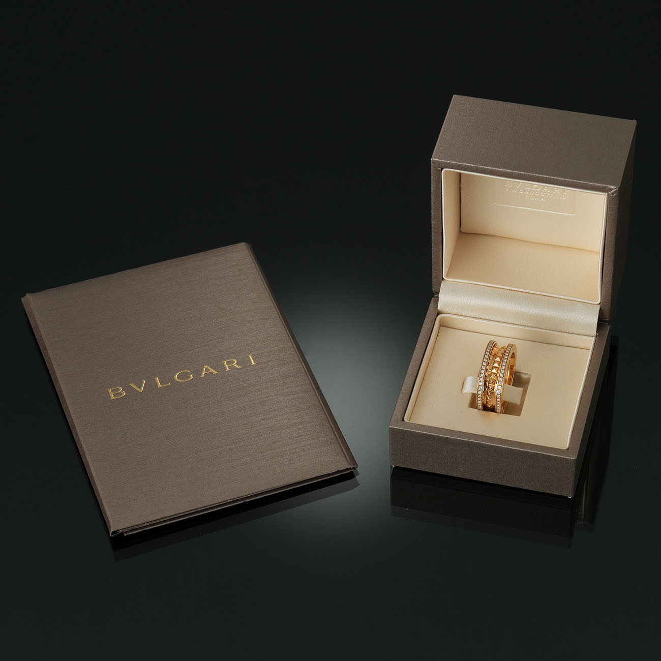 BVLGARI(USED)불가리 비제로원 락 2밴드 다이아링#56