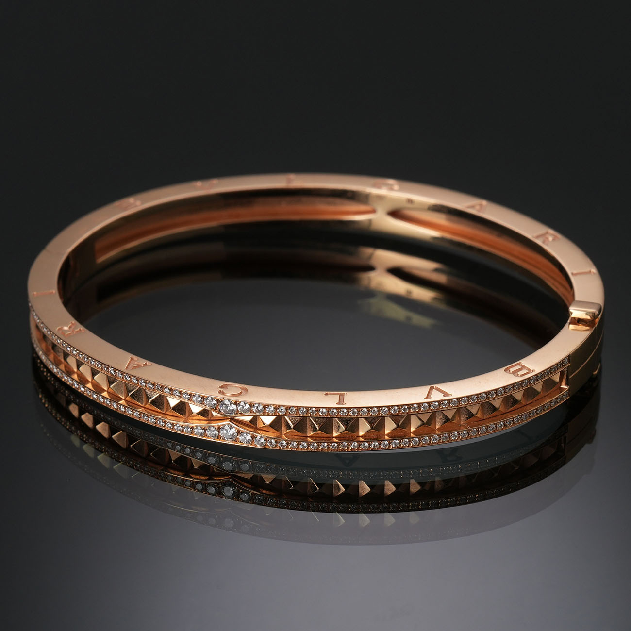 BVLGARI(USED)불가리 다이아 비제로원 락 브레이슬릿 #M