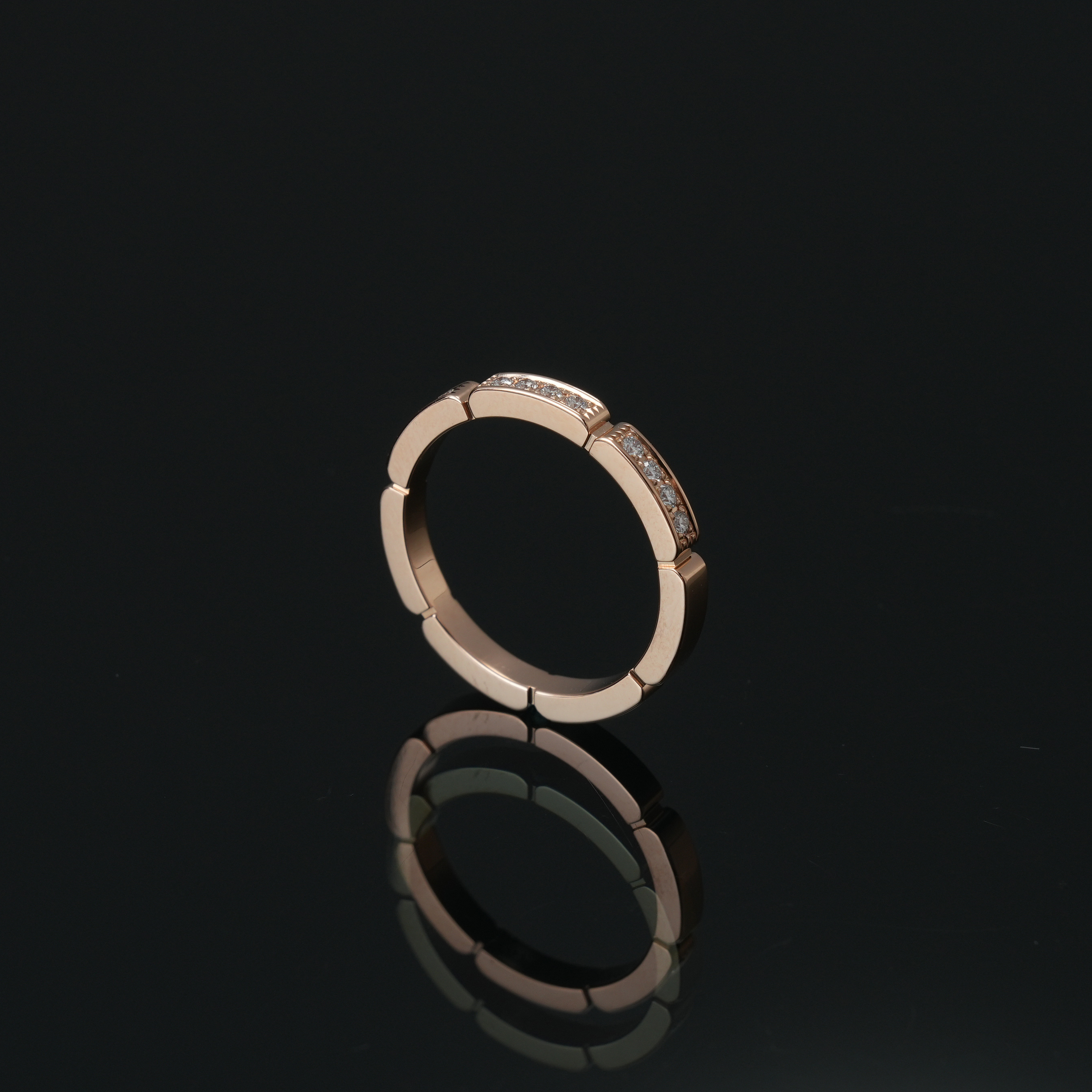 CARTIER(USED)까르띠에 마이용 팬더 12P 다이아링 #56