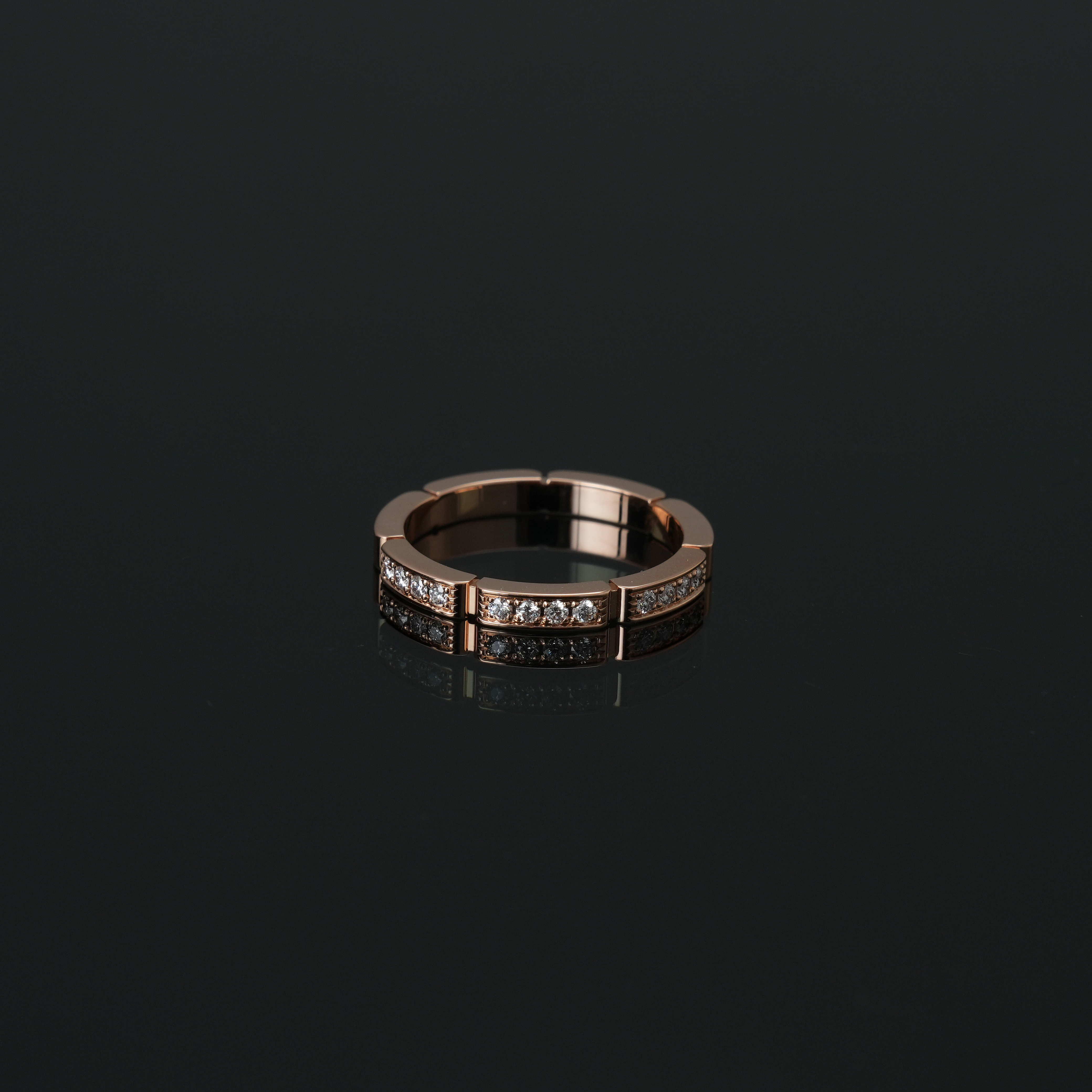 CARTIER(USED)까르띠에 마이용 팬더 12P 다이아링 #56