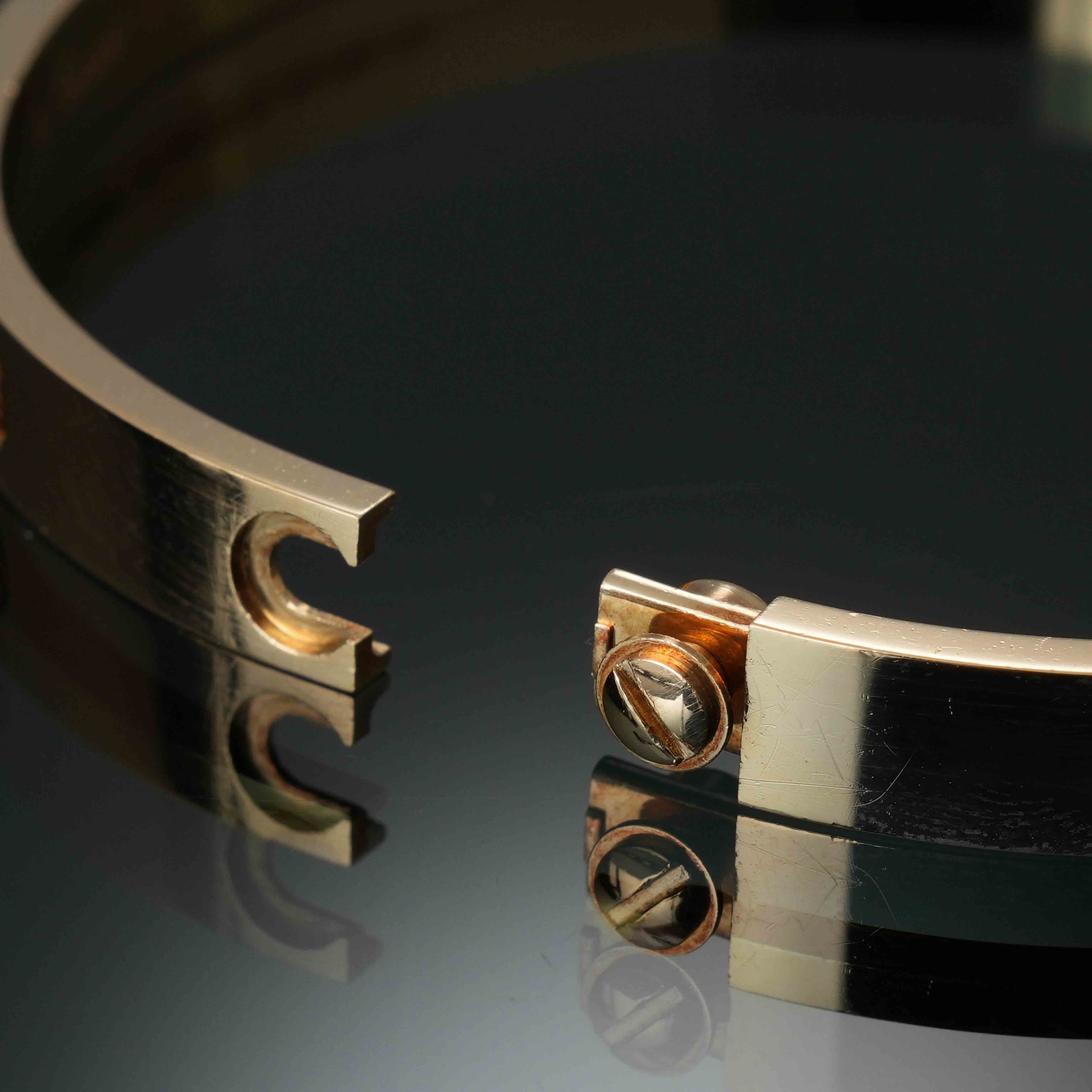 CARTIER(USED)까르띠에 러브 브레이슬릿 #18