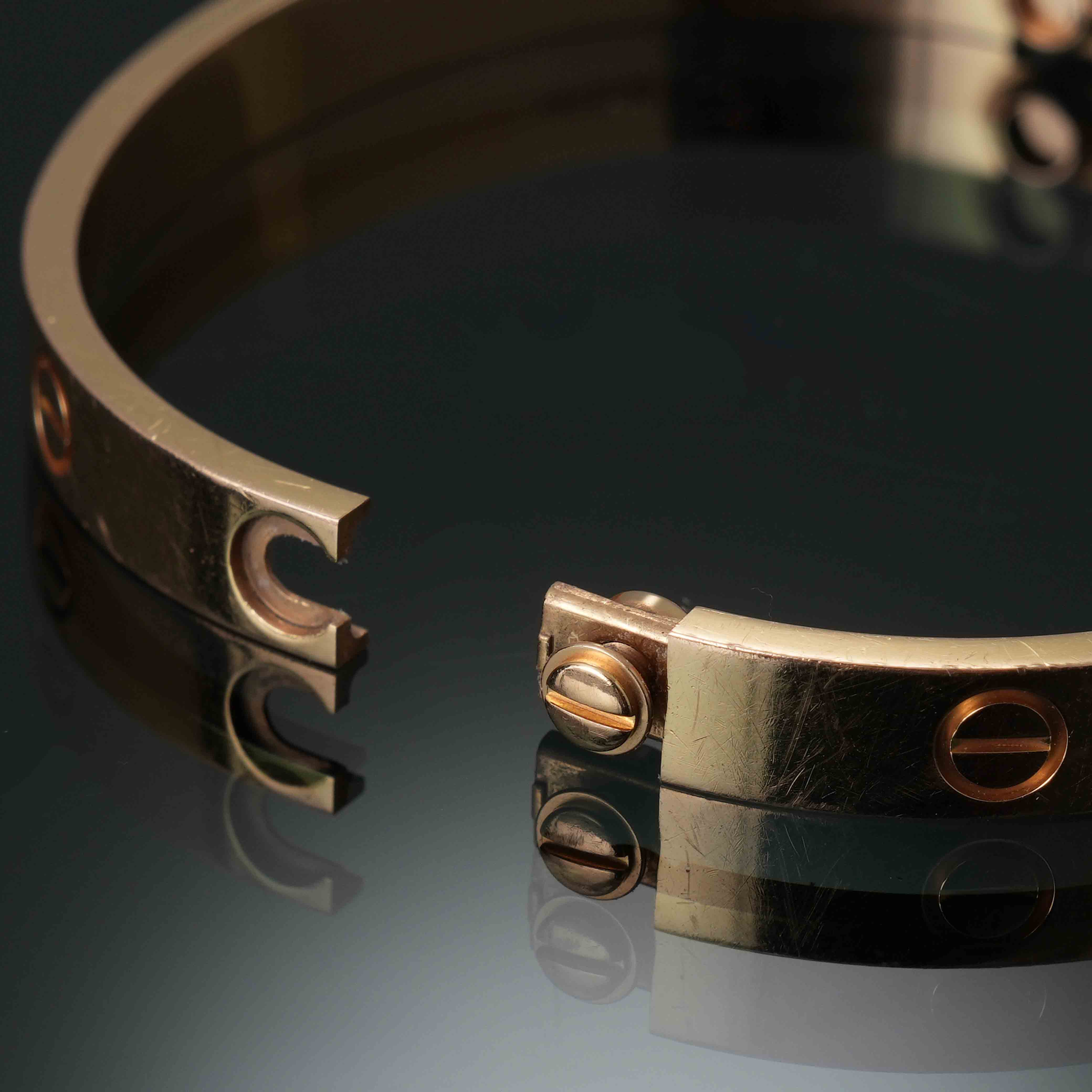 CARTIER(USED)까르띠에 러브 브레이슬릿 #16
