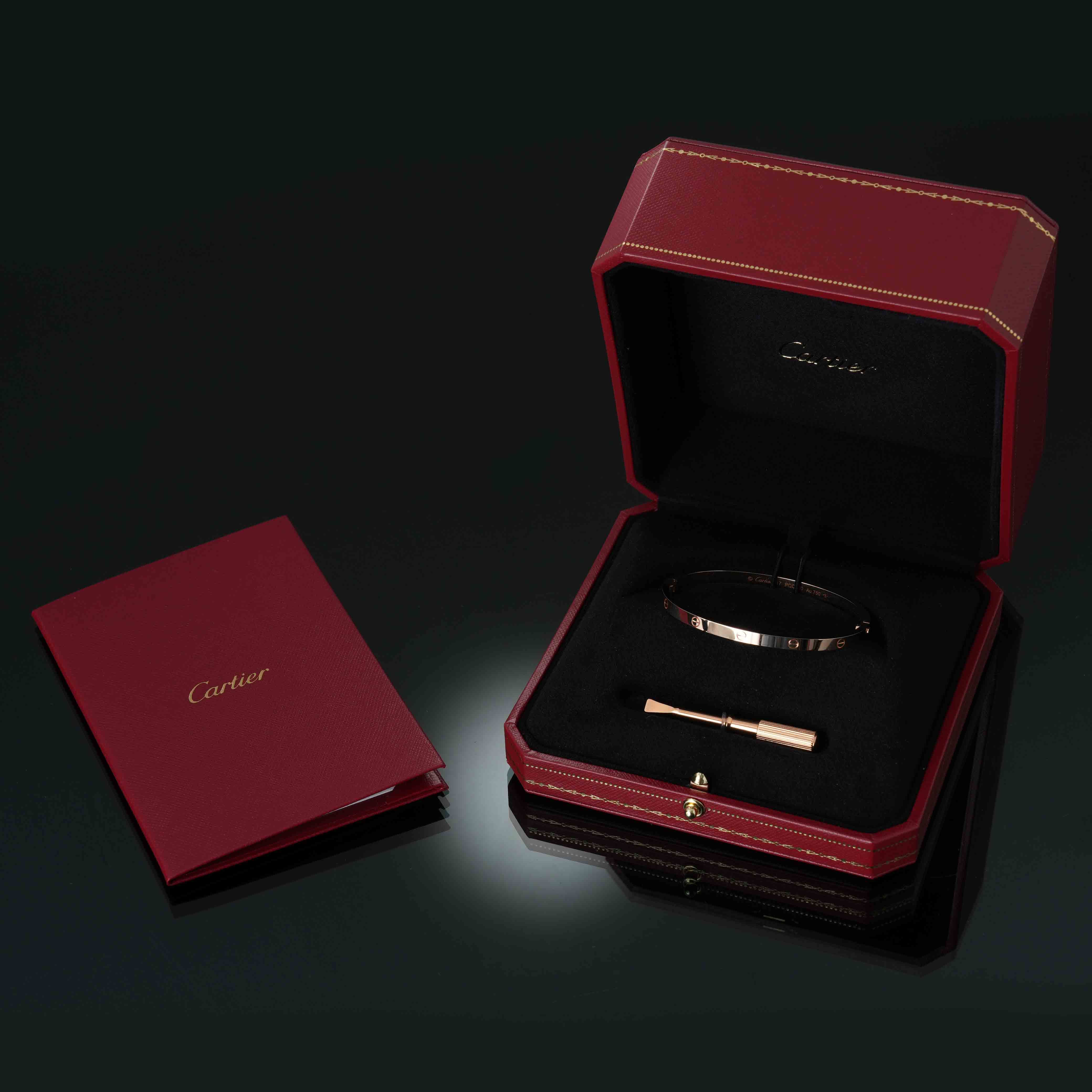 CARTIER(USED)까르띠에 러브 브레이슬릿 (SM) #17