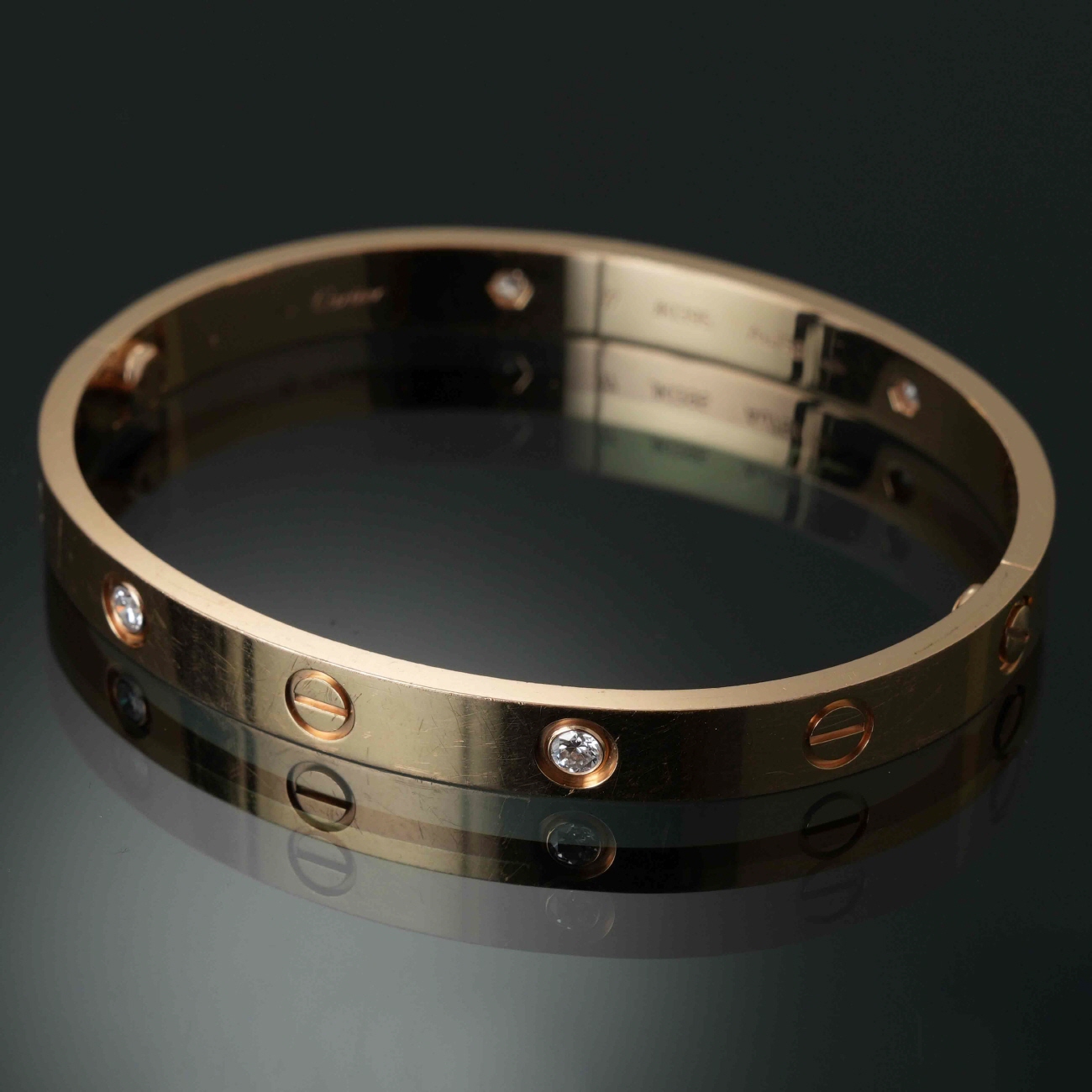CARTIER(USED)까르띠에 러브 브레이슬릿 4P #17