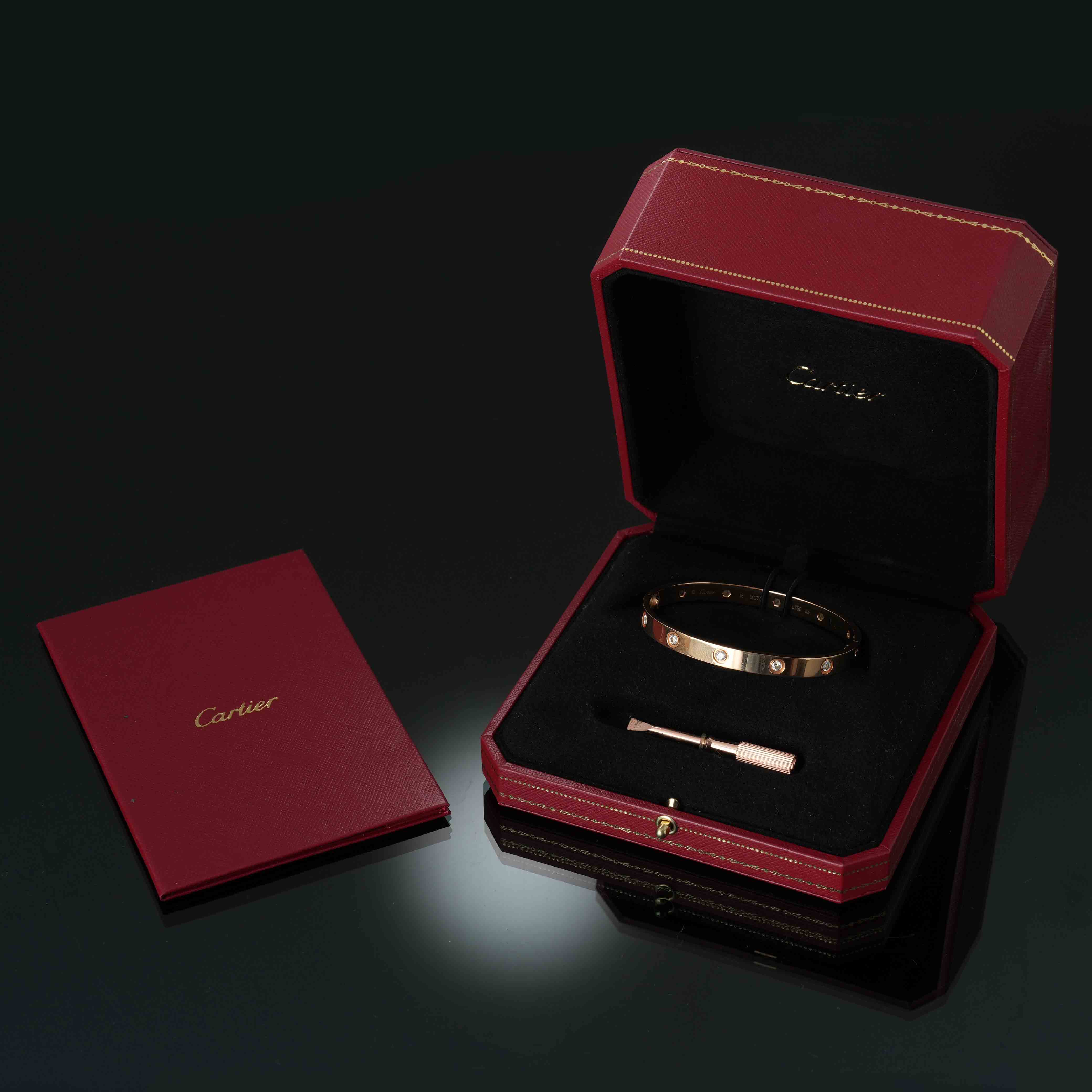 CARTIER(USED)까르띠에 러브 브레이슬릿 10P
