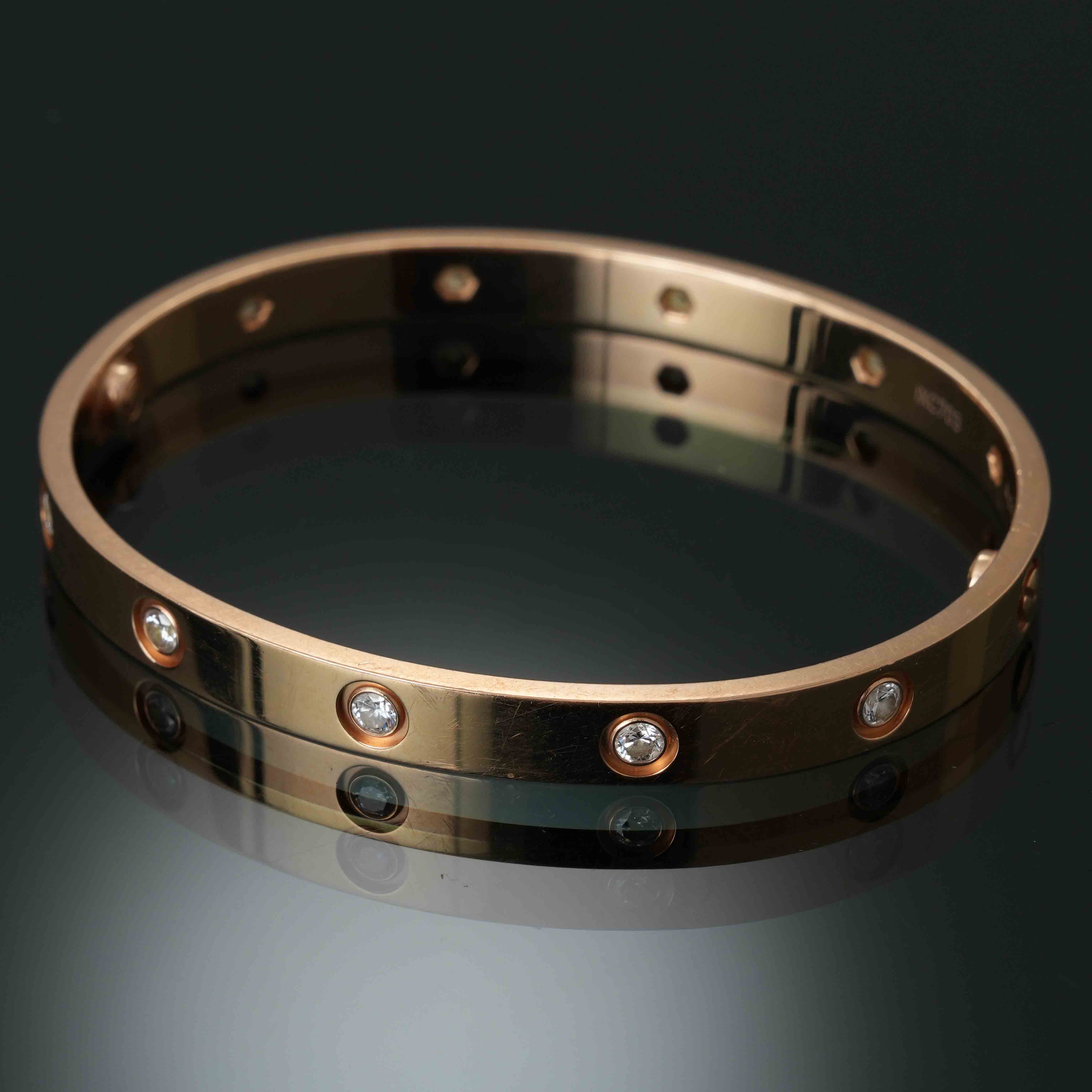 CARTIER(USED)까르띠에 러브 브레이슬릿 10P