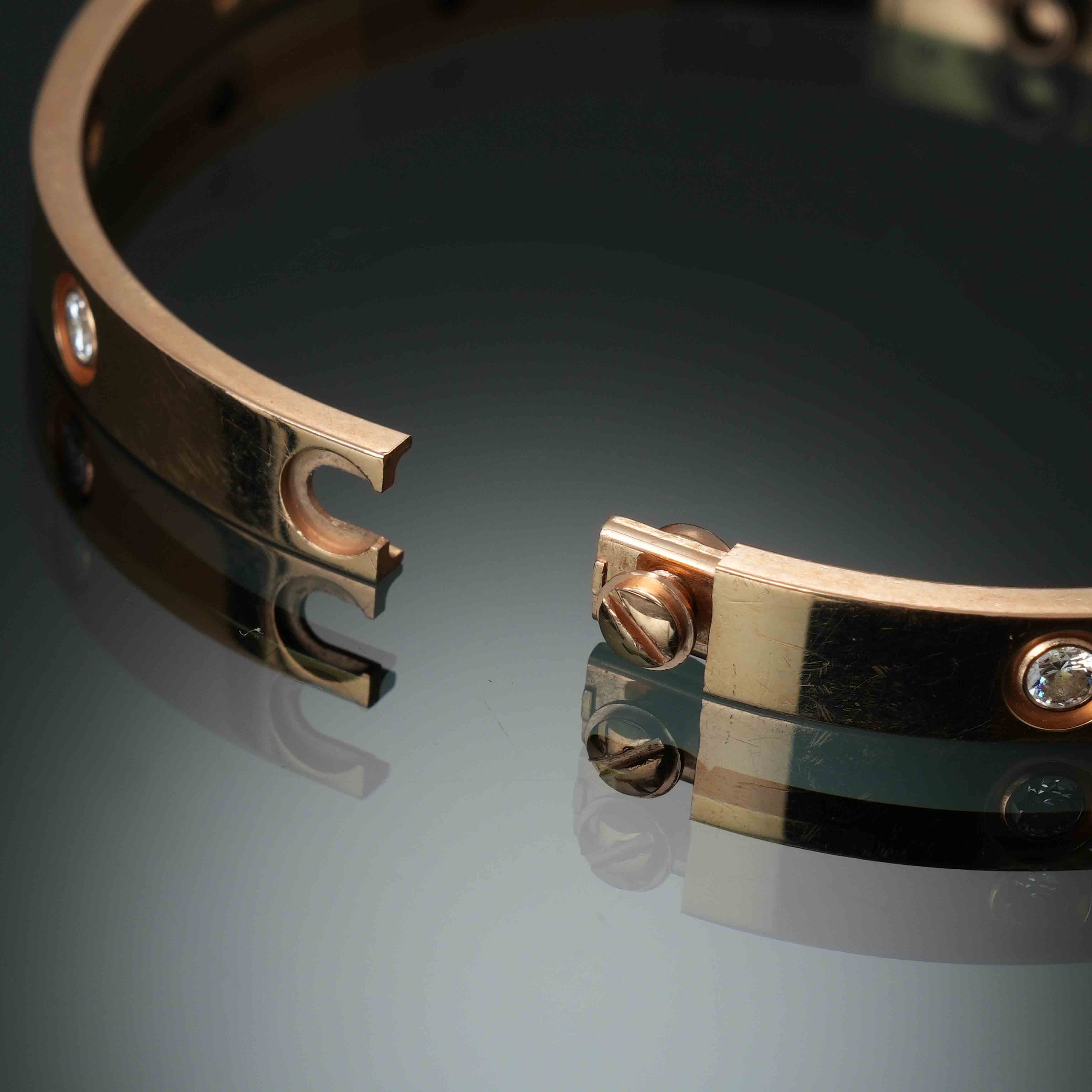 CARTIER(USED)까르띠에 러브 브레이슬릿 10P
