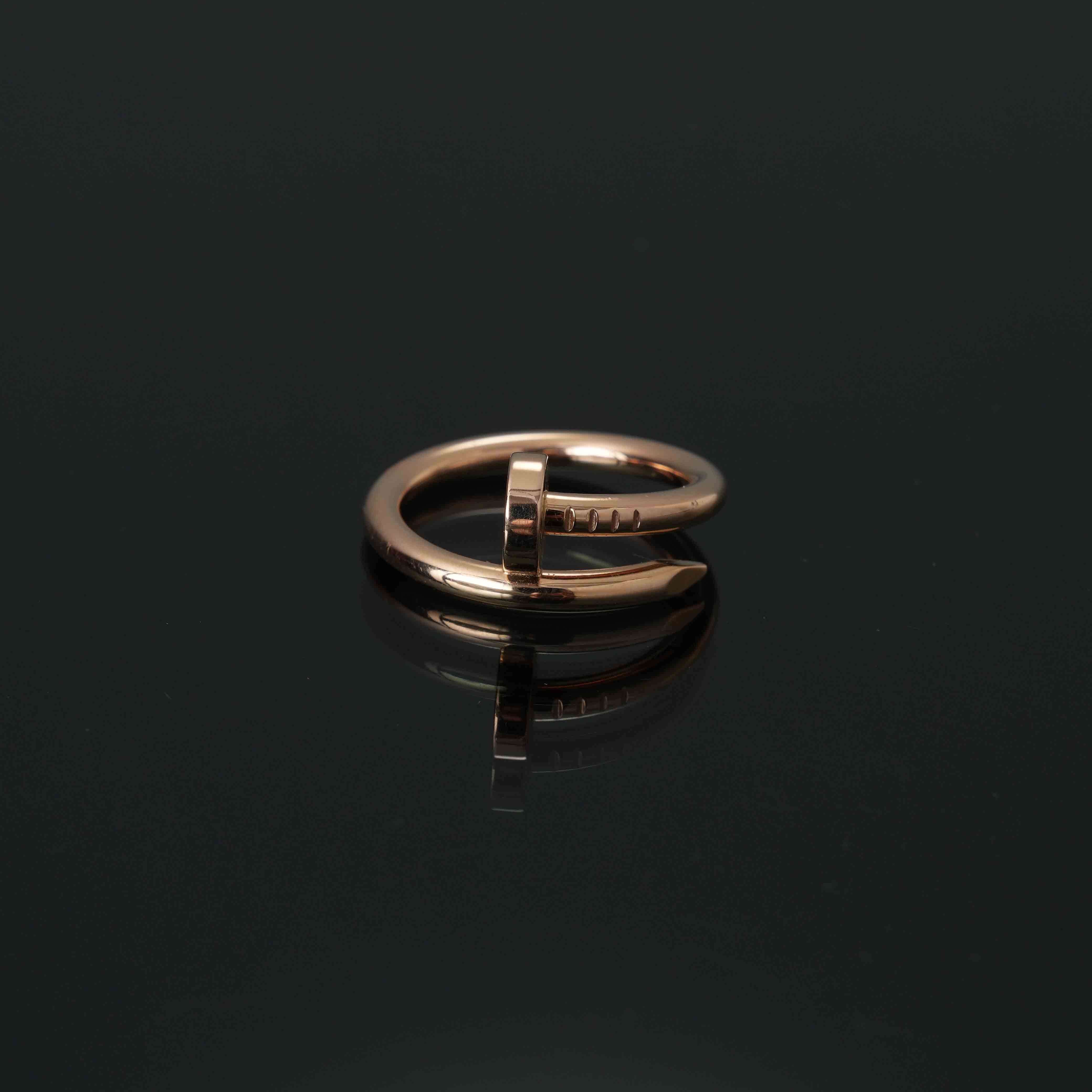 CARTIER(USED)까르띠에 저스트 앵 끌루 링 #55