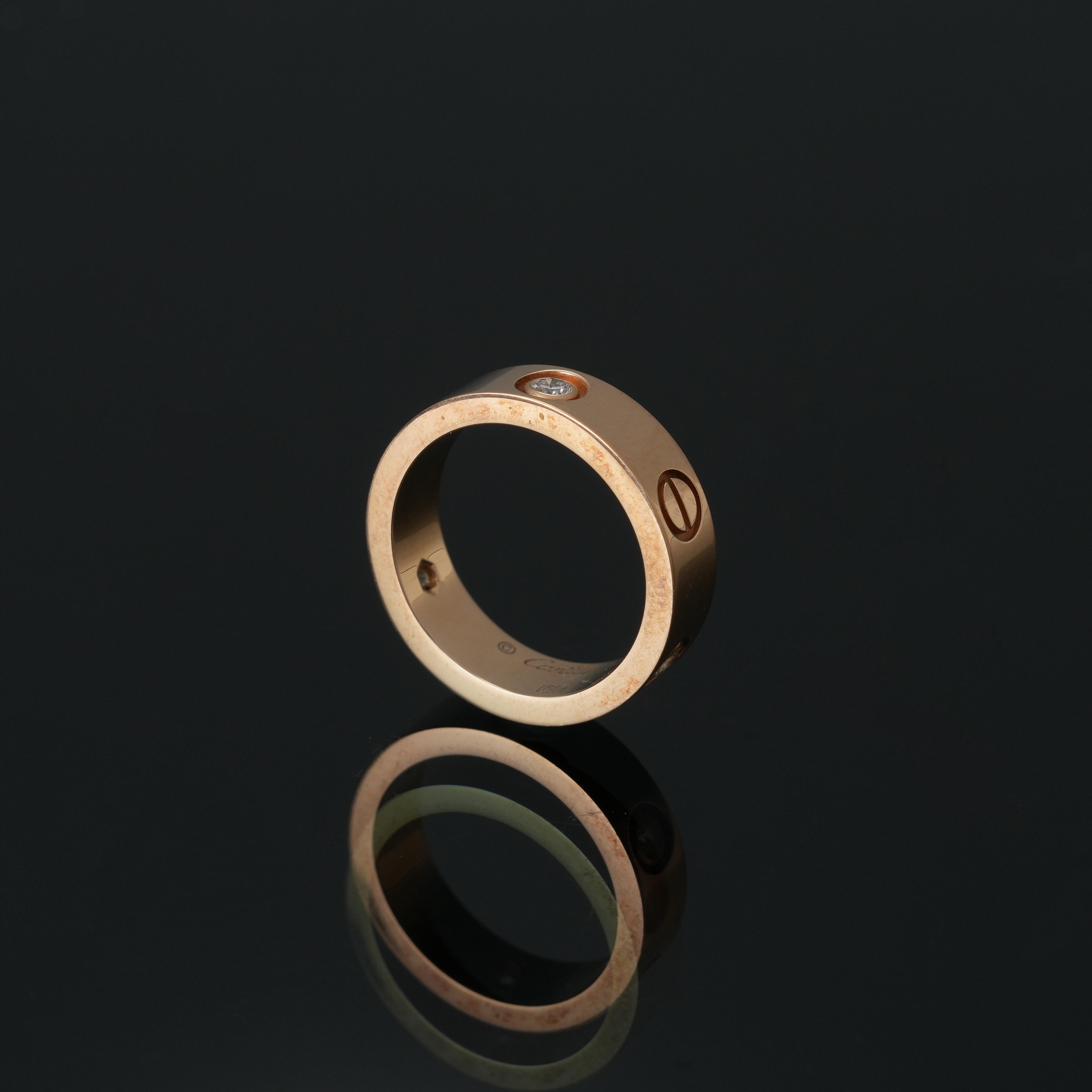 CARTIER(USED)까르띠에 러브 링 3P