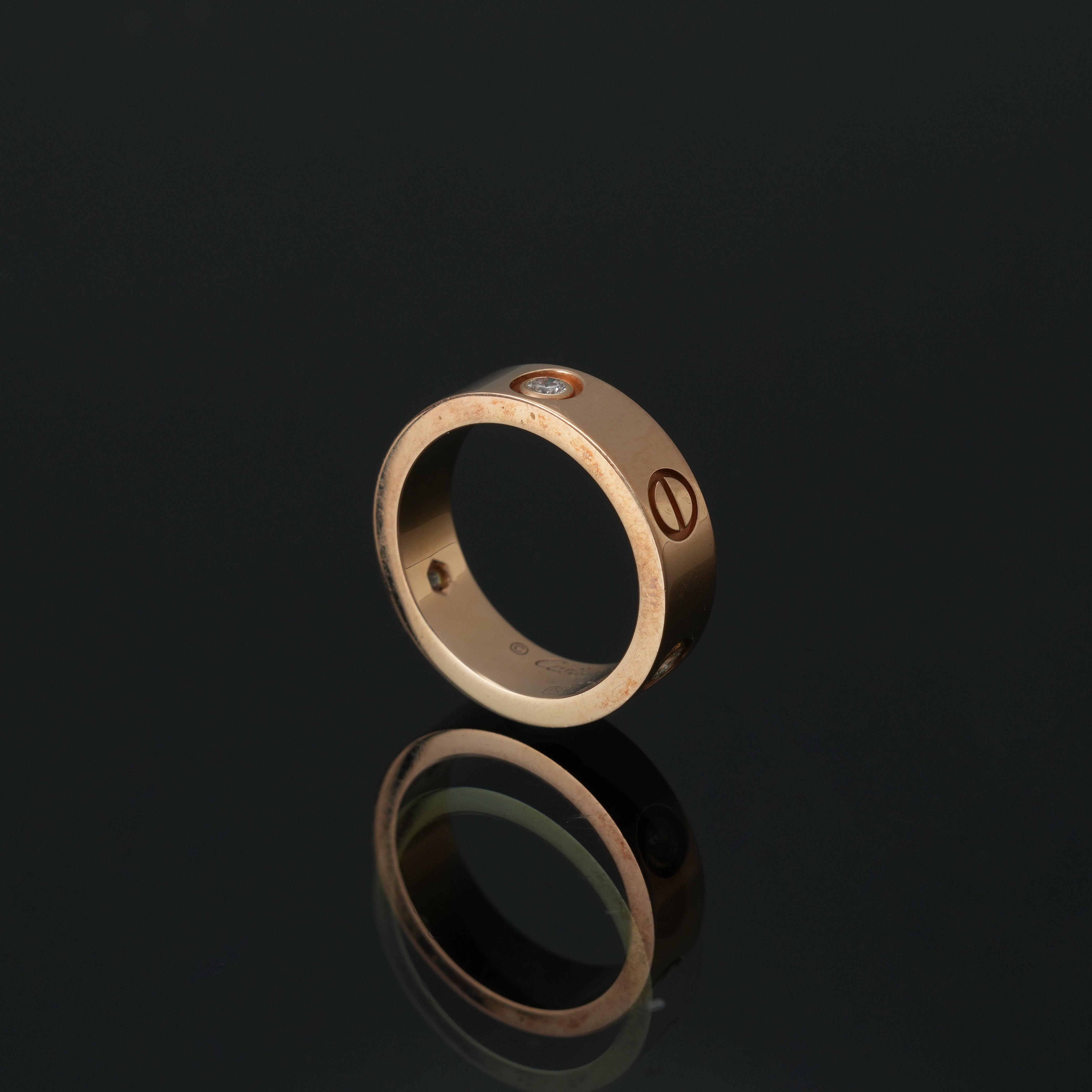 CARTIER(USED)까르띠에 러브 링 3P