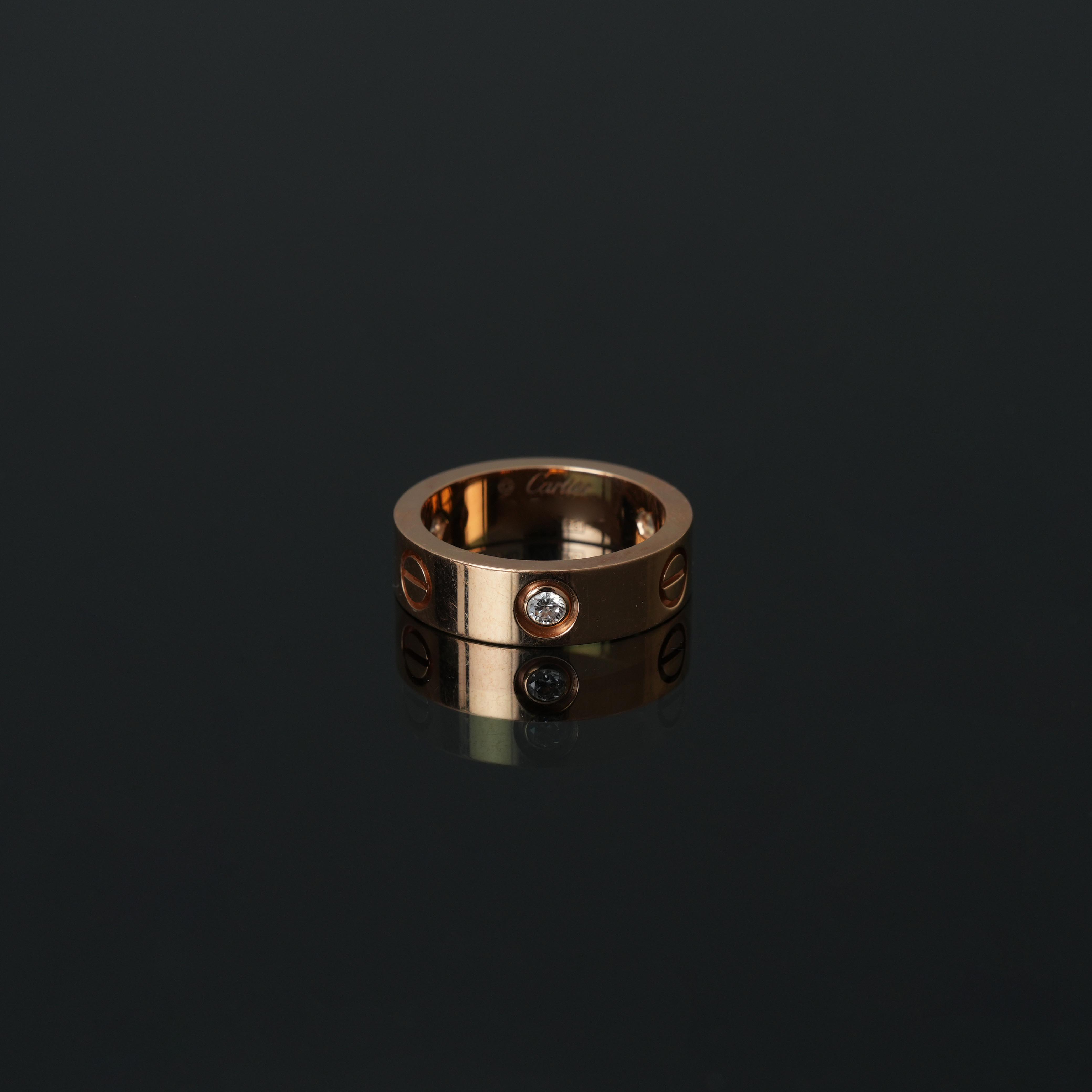 CARTIER(USED)까르띠에 러브 링 3P