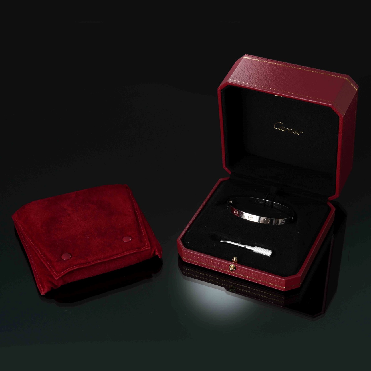 CARTIER(USED)까르띠에 러브 브레이슬릿 #18