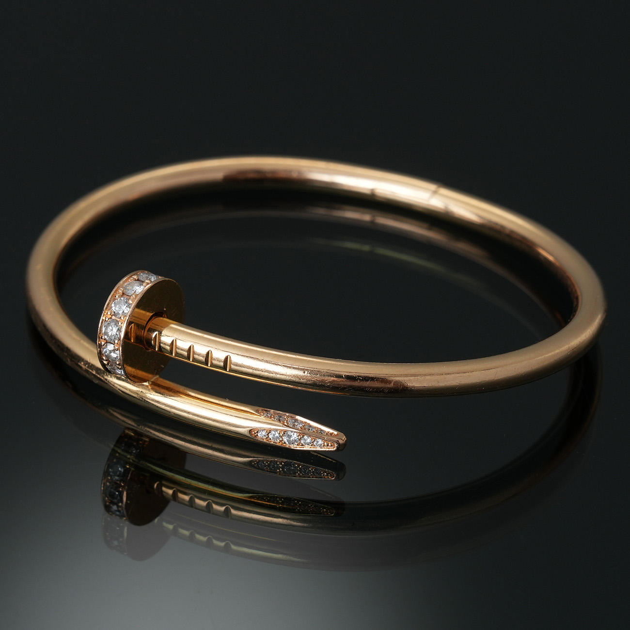 CARTIER(USED)까르띠에 저스트 앵 끌루 다이아 브레이슬릿 #16
