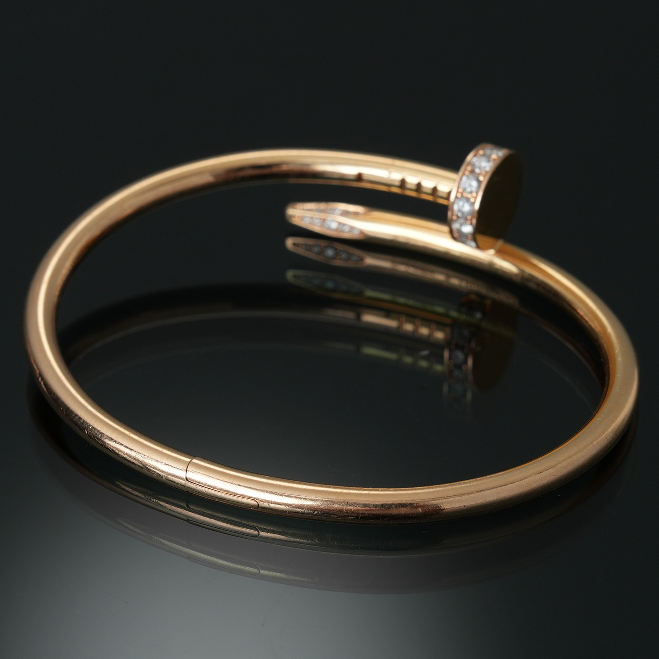 CARTIER(USED)까르띠에 저스트 앵 끌루 다이아 브레이슬릿 #16