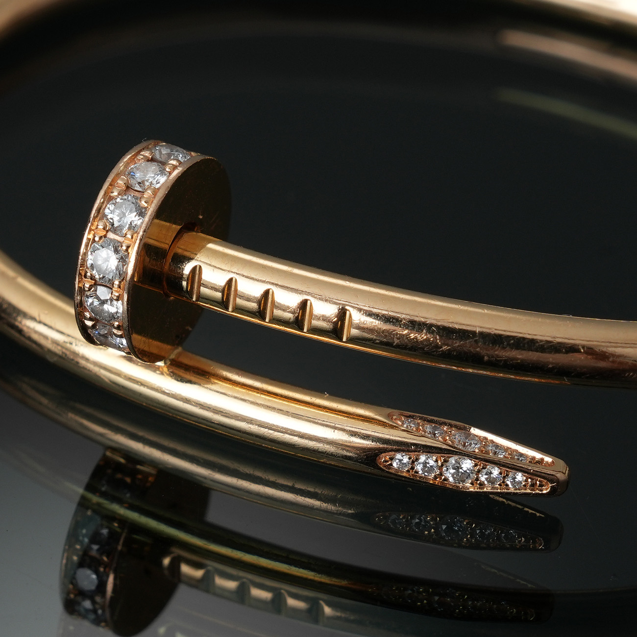 CARTIER(USED)까르띠에 저스트 앵 끌루 다이아 브레이슬릿 #16