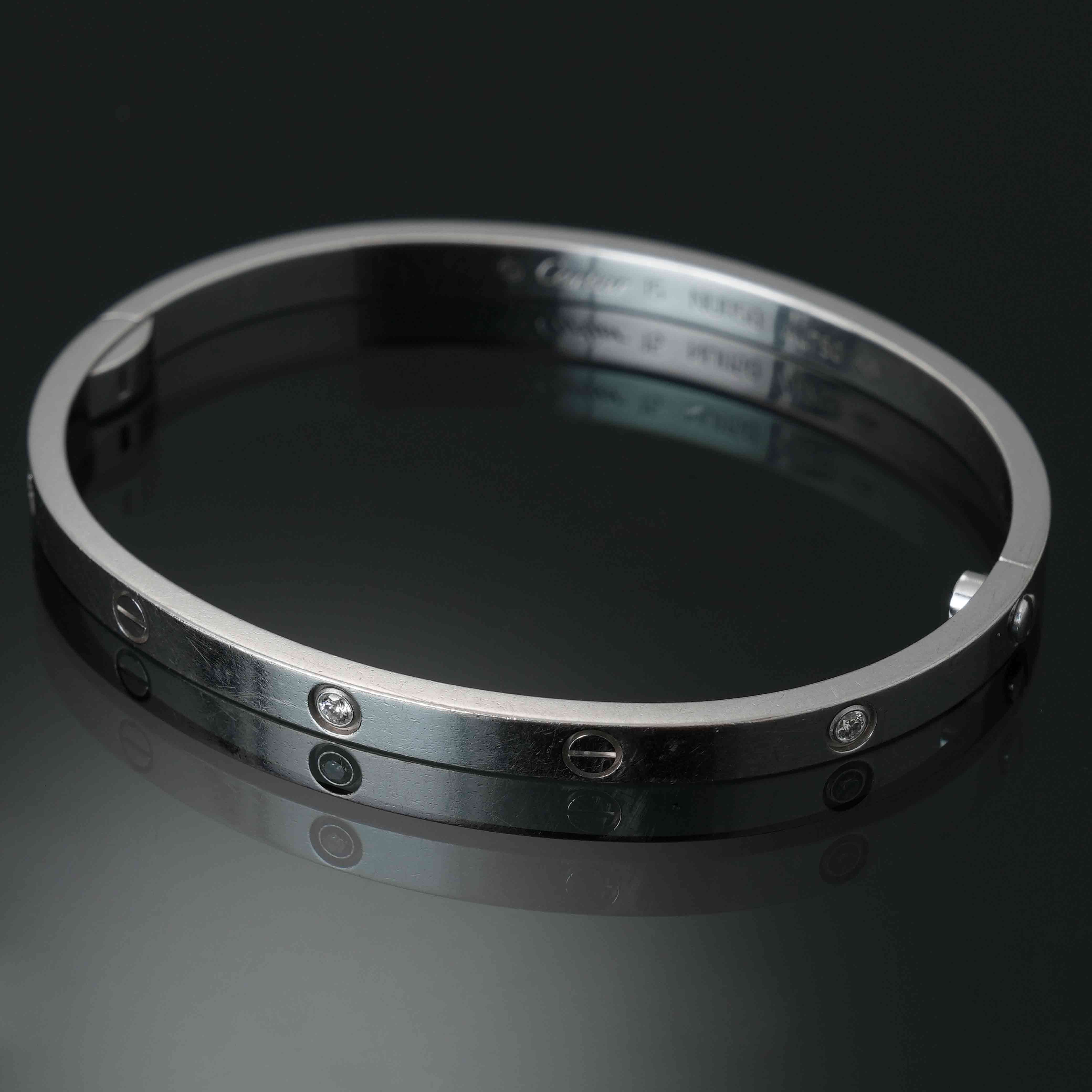 CARTIER(USED)까르띠에 6P 다이아 러브 브레이슬릿 #15