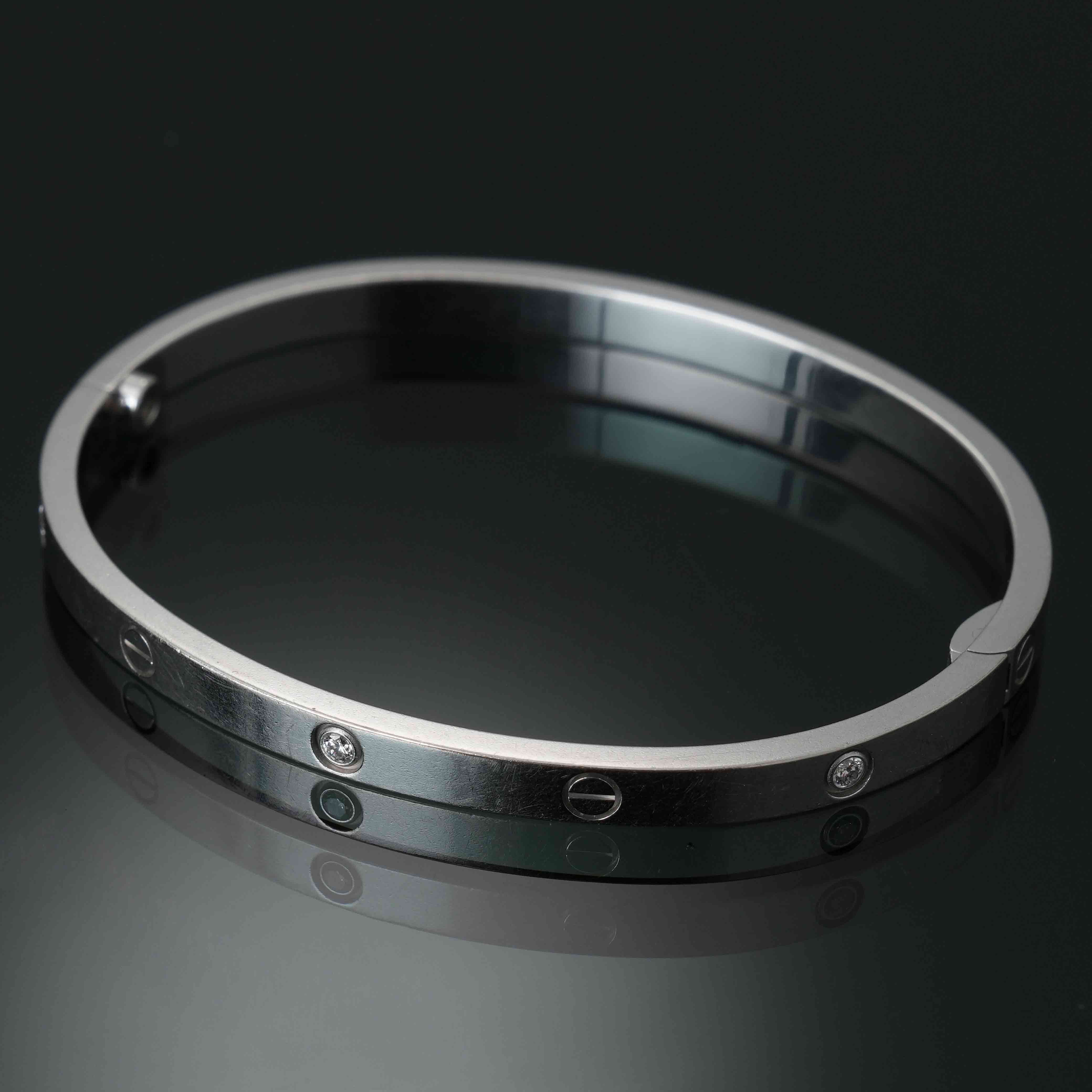 CARTIER(USED)까르띠에 6P 다이아 러브 브레이슬릿 #15