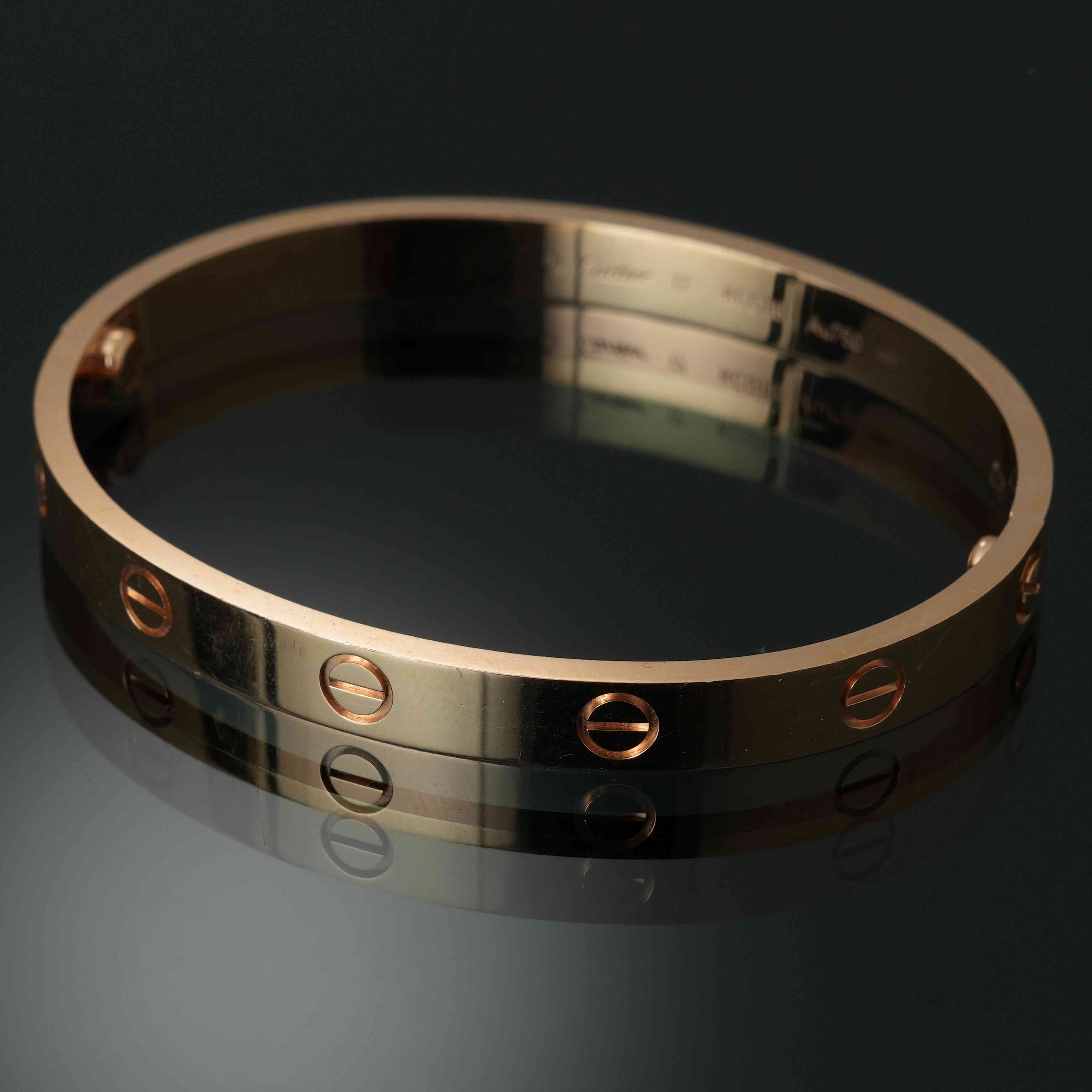 CARTIER(USED)까르띠에 러브 브레이슬릿 #17