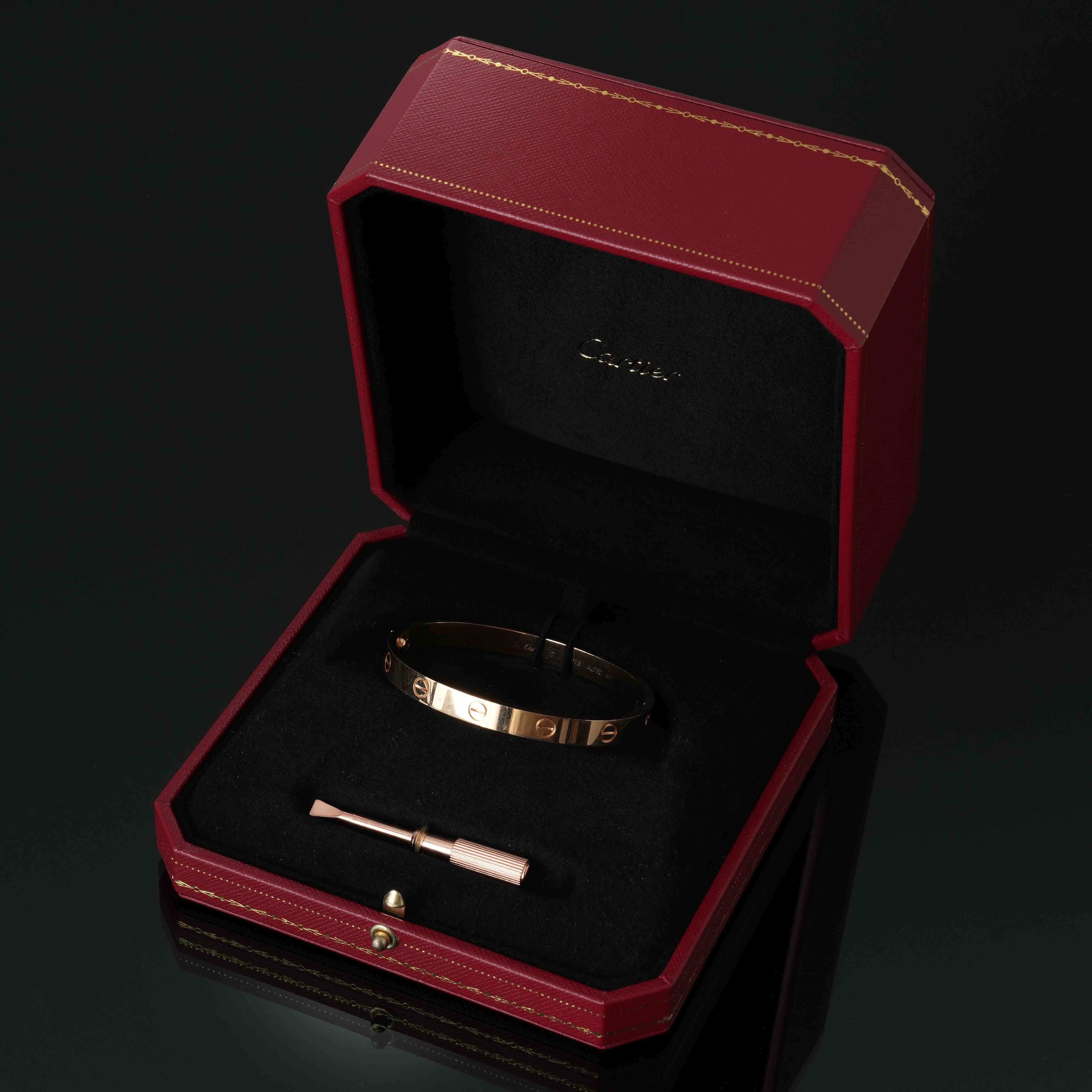 CARTIER(USED)까르띠에 러브 브레이슬릿 #17