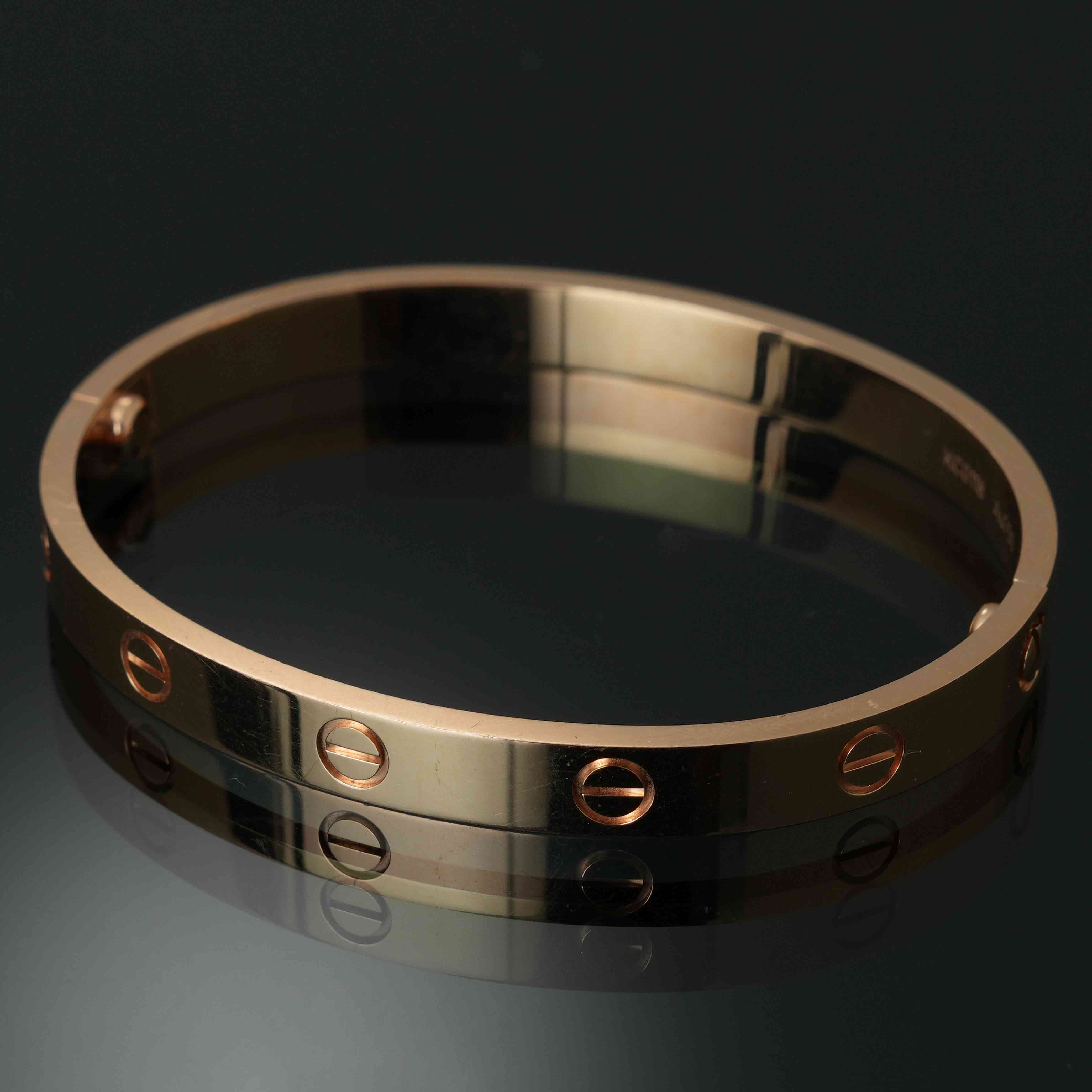 CARTIER(USED)까르띠에 러브 브레이슬릿 #17