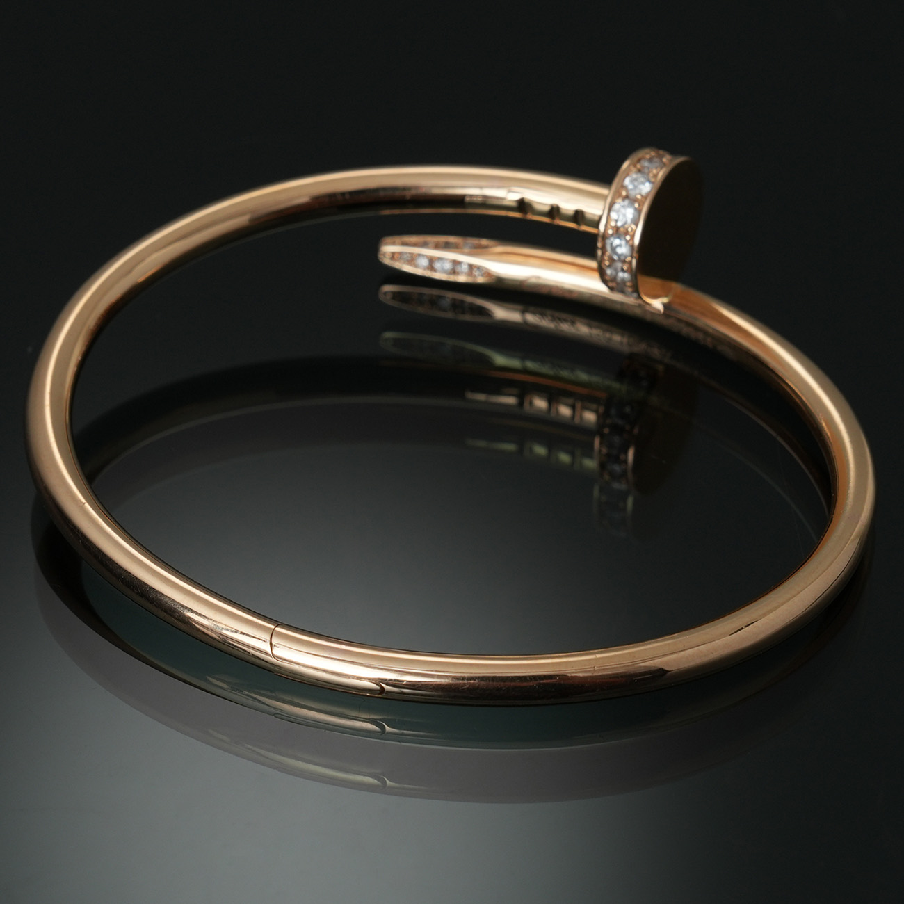 CARTIER(USED)까르띠에 저스트 앵 끌루 다이아 브레이슬릿 #16