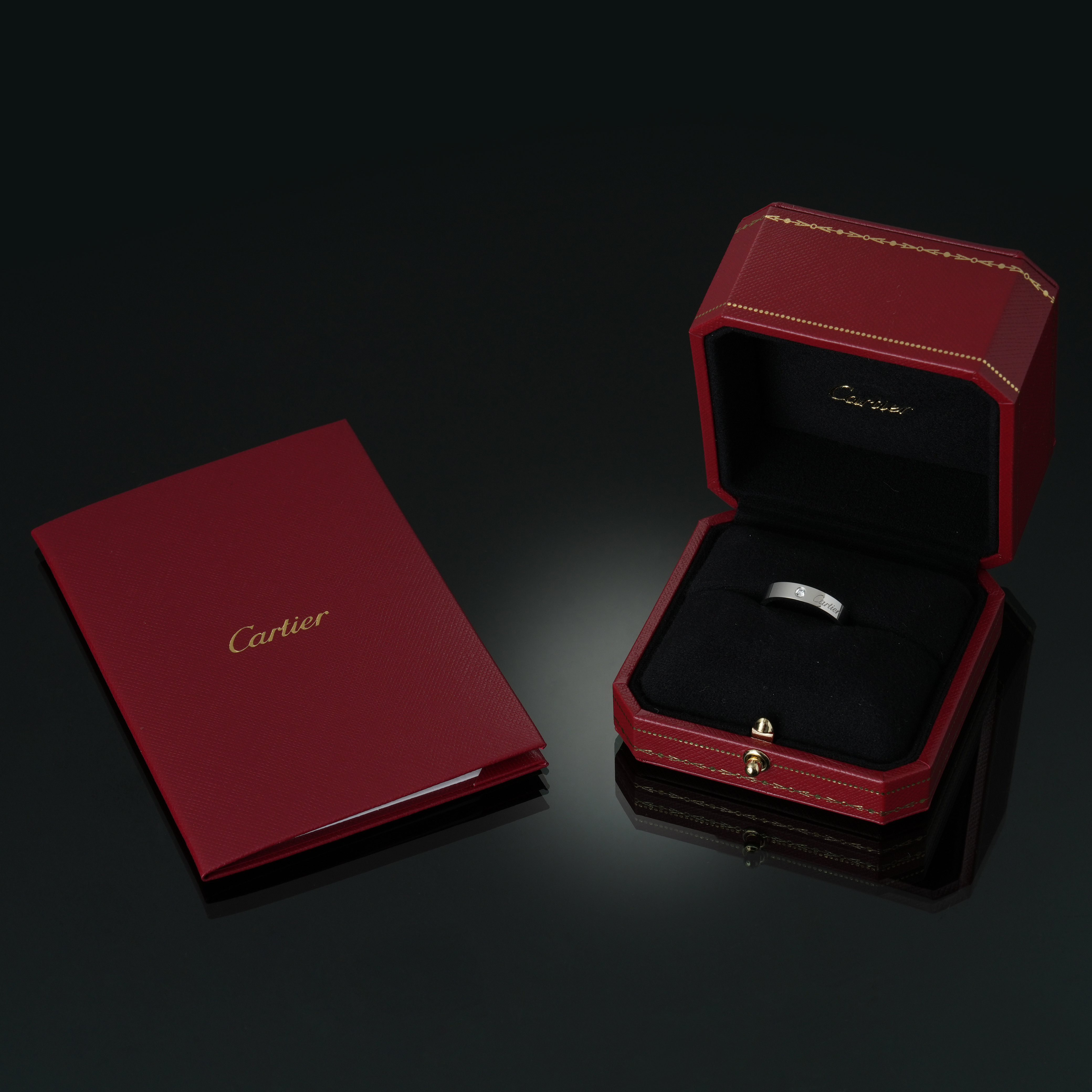 CARTIER(USED)까르띠에 1P C 드 까르띠에 웨딩밴드 #54