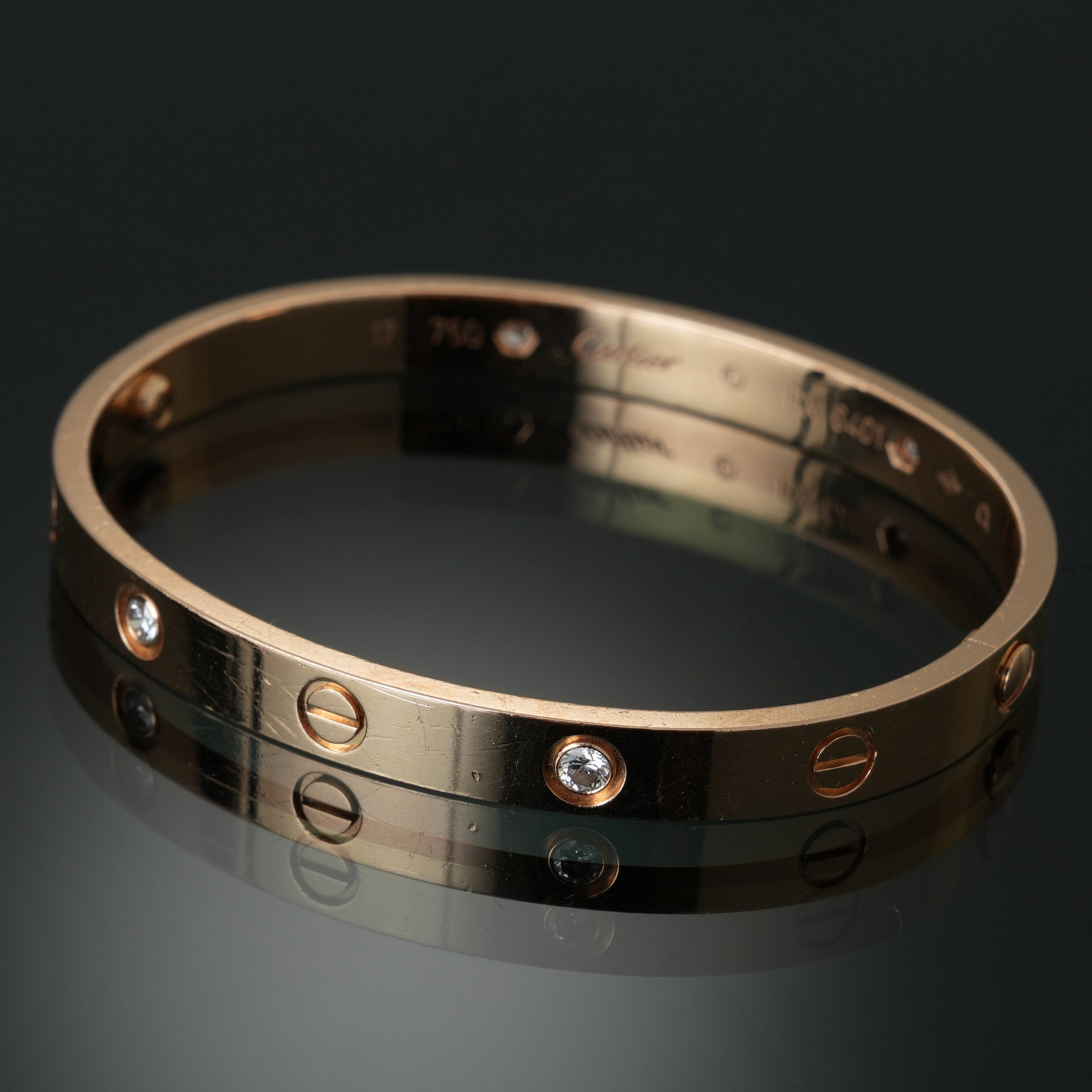 CARTIER(USED)까르띠에 러브 브레이슬릿 4P #17