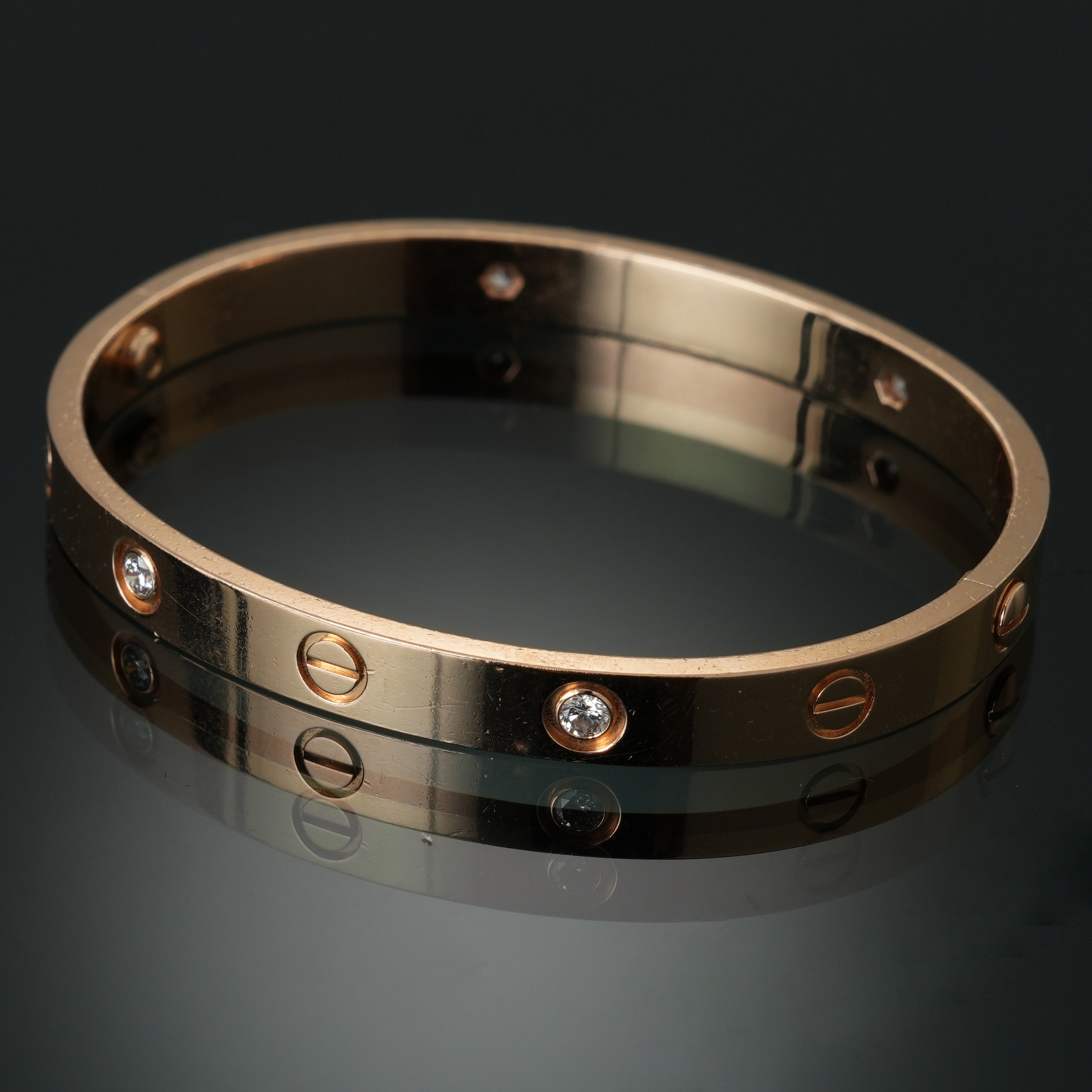 CARTIER(USED)까르띠에 러브 브레이슬릿 4P #17