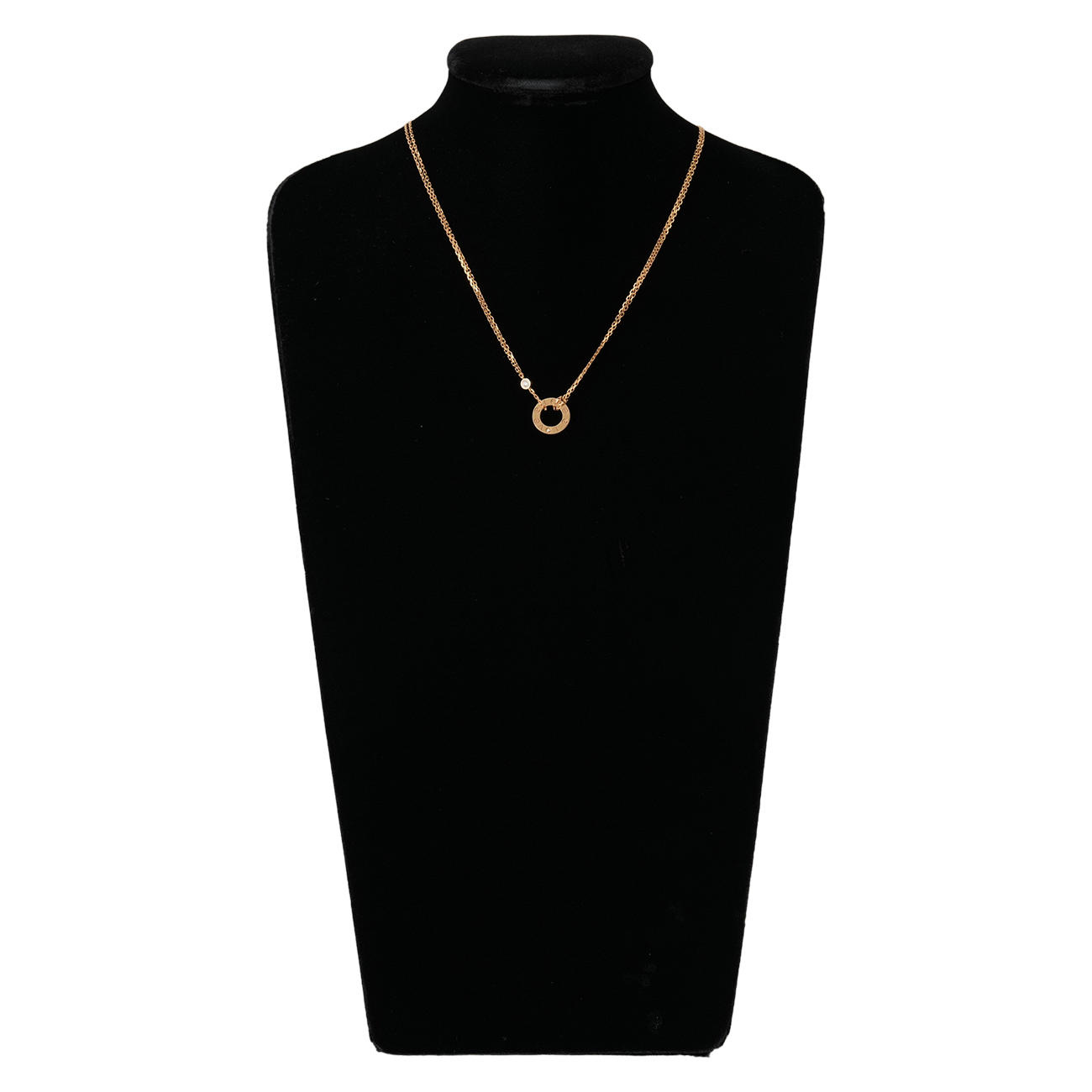 CARTIER(USED)까르띠에 다이아 러브 네크리스