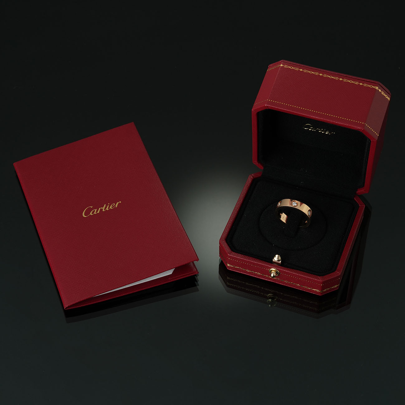 CARTIER(USED)까르띠에 6P 다이아 링 #58