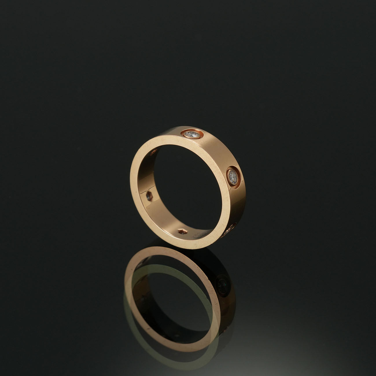 CARTIER(USED)까르띠에 6P 다이아 링 #58