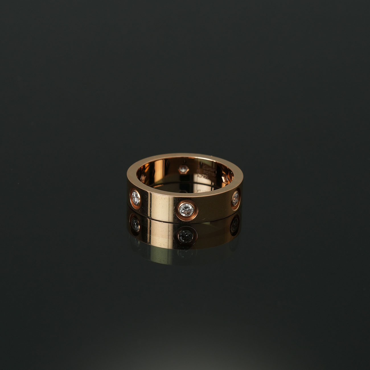CARTIER(USED)까르띠에 6P 다이아 링 #58