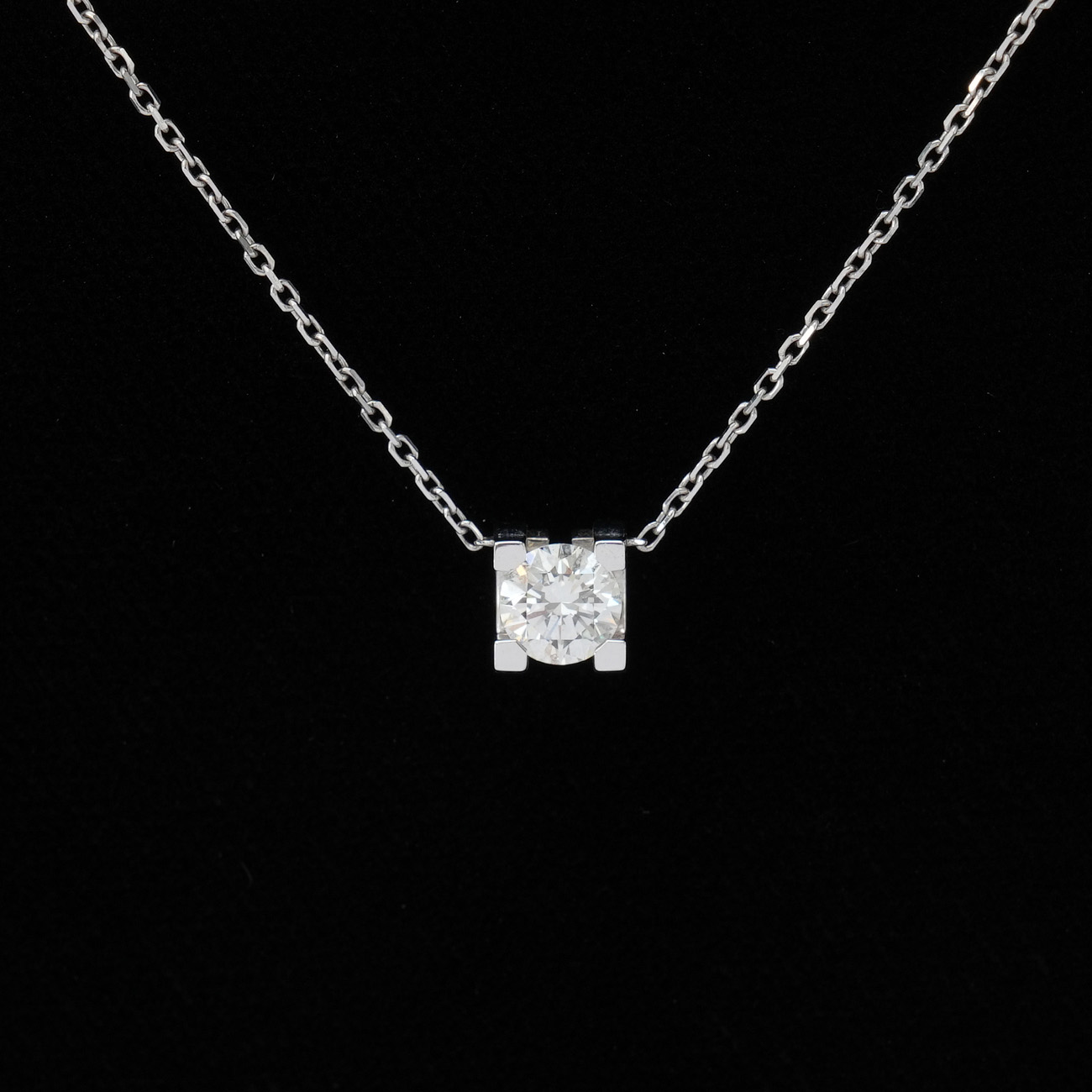 CARTIER(USED)까르띠에 0.50CT 다이아 네크리스