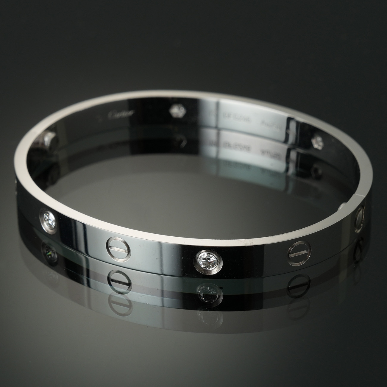 CARTIER(USED)까르띠에 러브 다이아 브레이슬릿 #17
