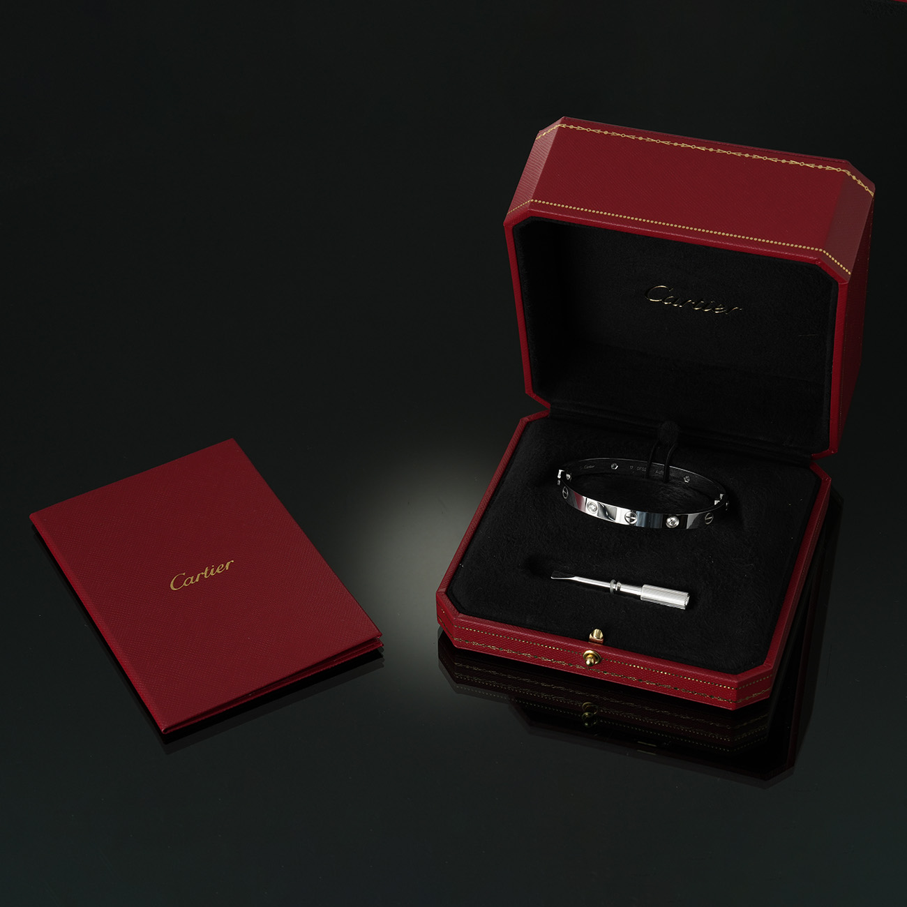 CARTIER(USED)까르띠에 러브 다이아 브레이슬릿 #17