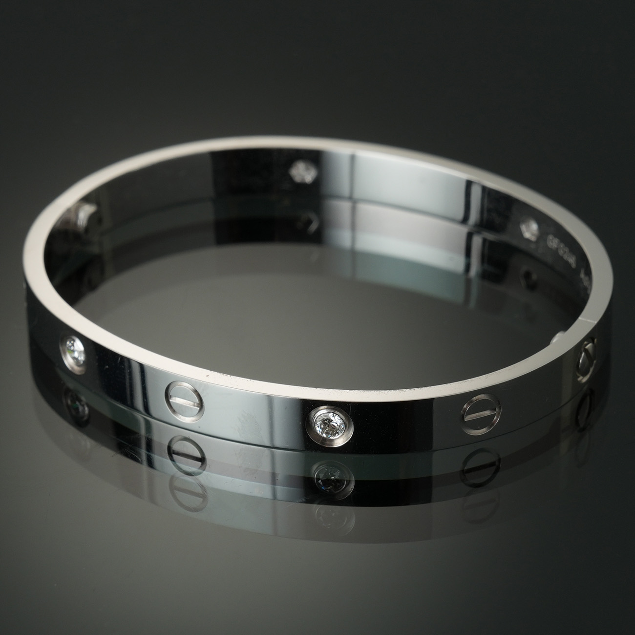 CARTIER(USED)까르띠에 러브 다이아 브레이슬릿 #17