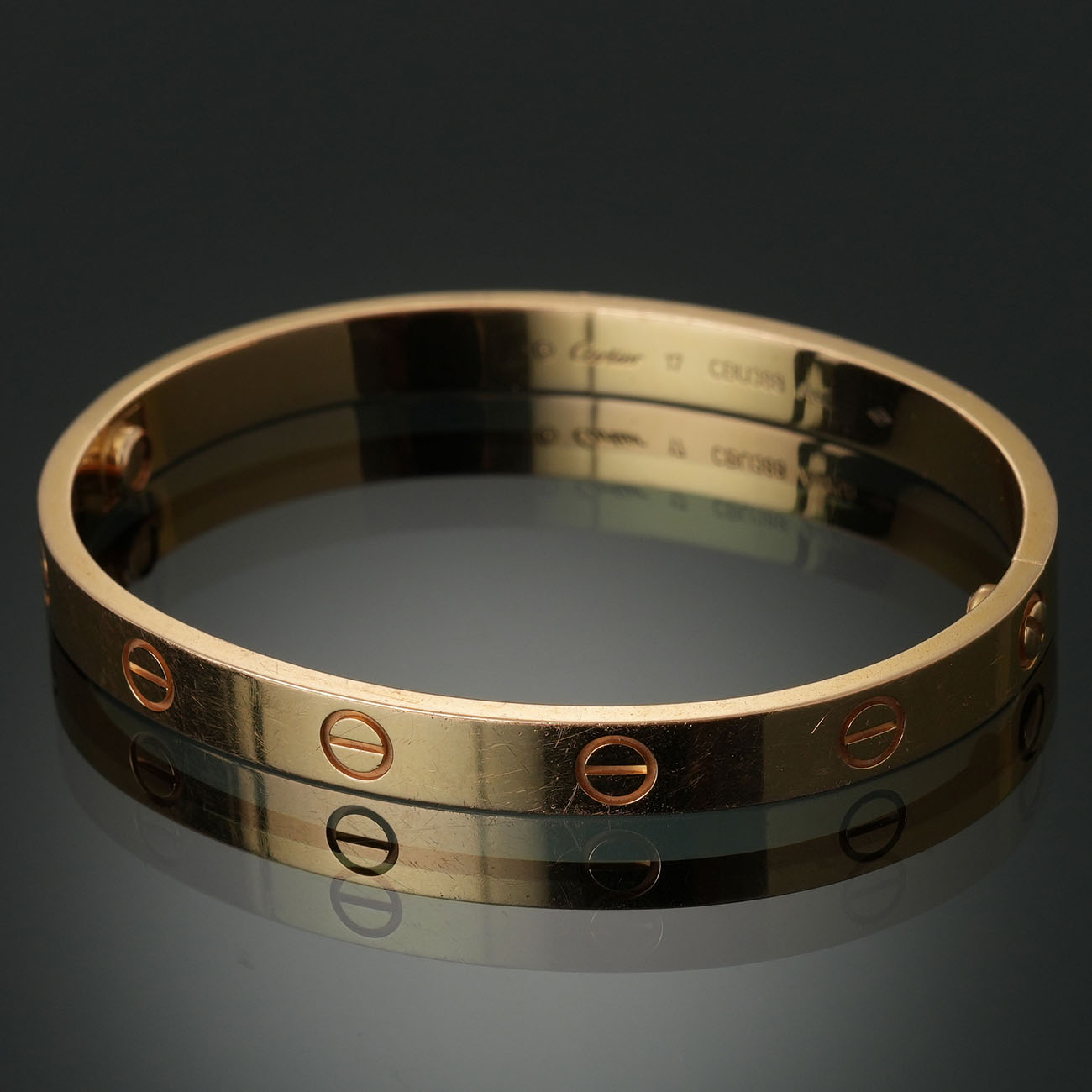 CARTIER(USED)까르띠에 러브 브레이슬릿 #17