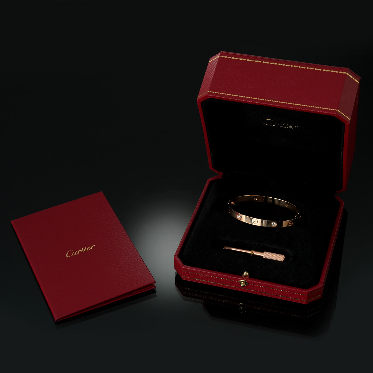 CARTIER(USED)까르띠에 러브 브레이슬릿 4P #17