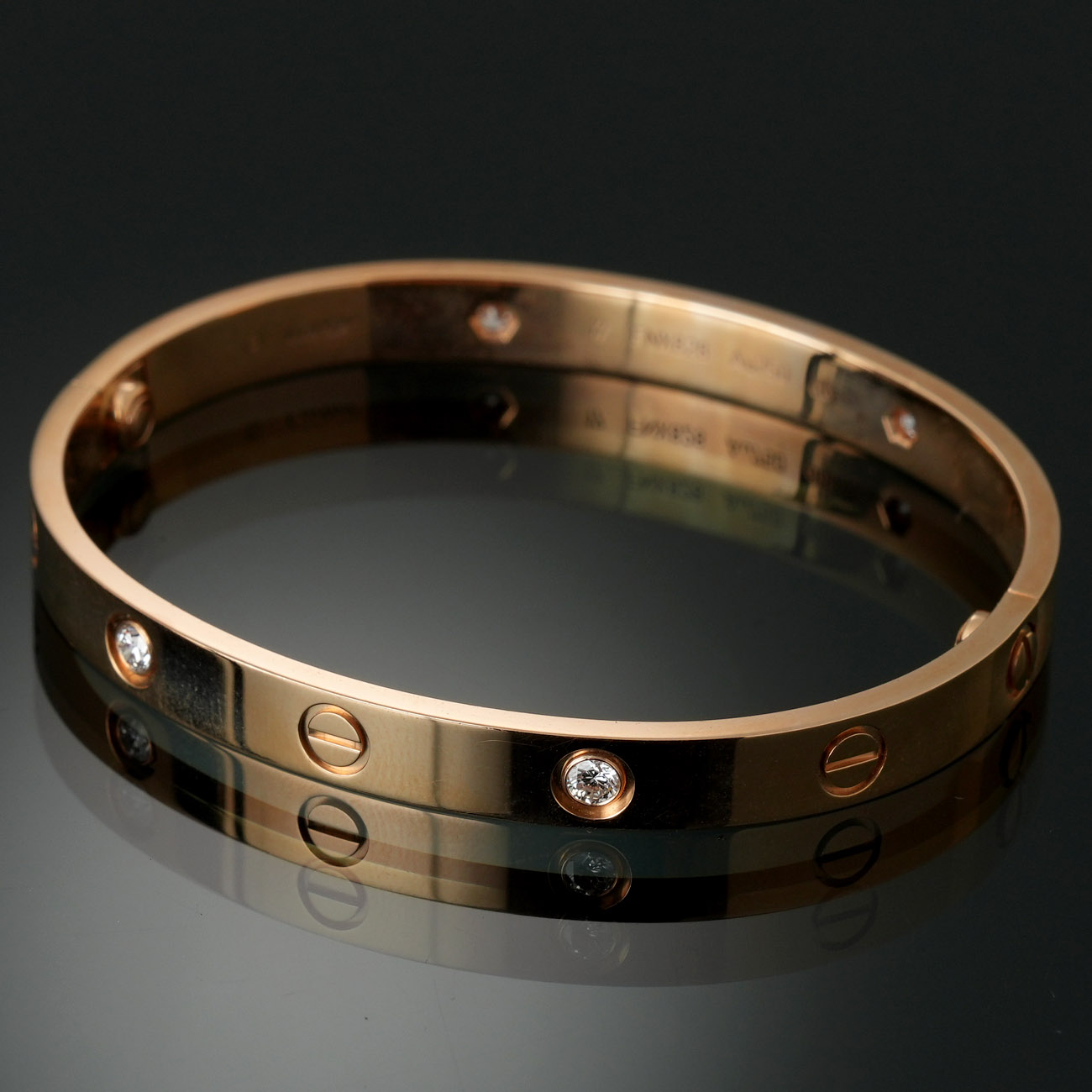 CARTIER(USED)까르띠에 러브 브레이슬릿 4P #17