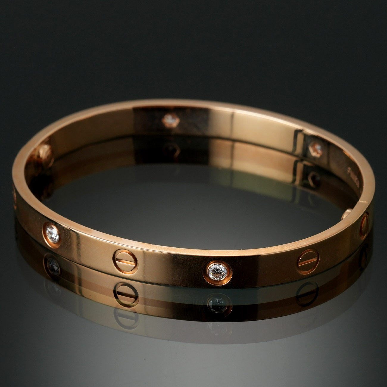 CARTIER(USED)까르띠에 러브 브레이슬릿 4P #17