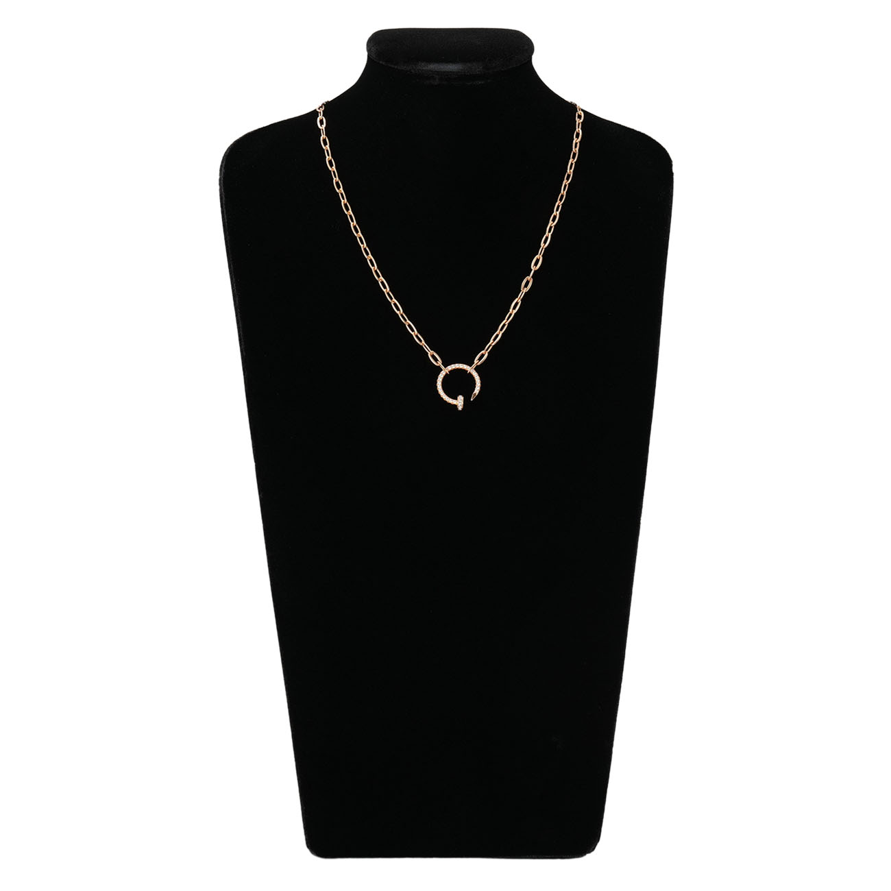 CARTIER(USED)까르띠에 저스트 앵 끌루 다이아 파베 네크리스