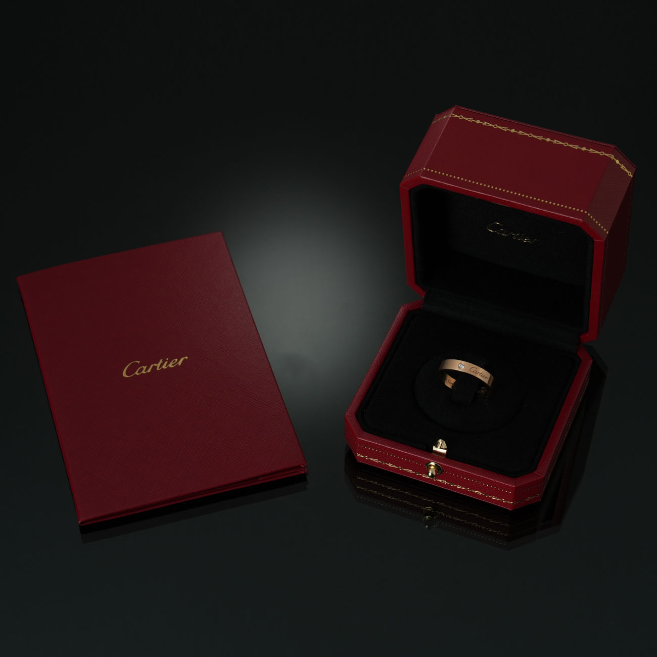 CARTIER(USED)까르띠에 C드 까르띠에 1P 웨딩밴드 #58