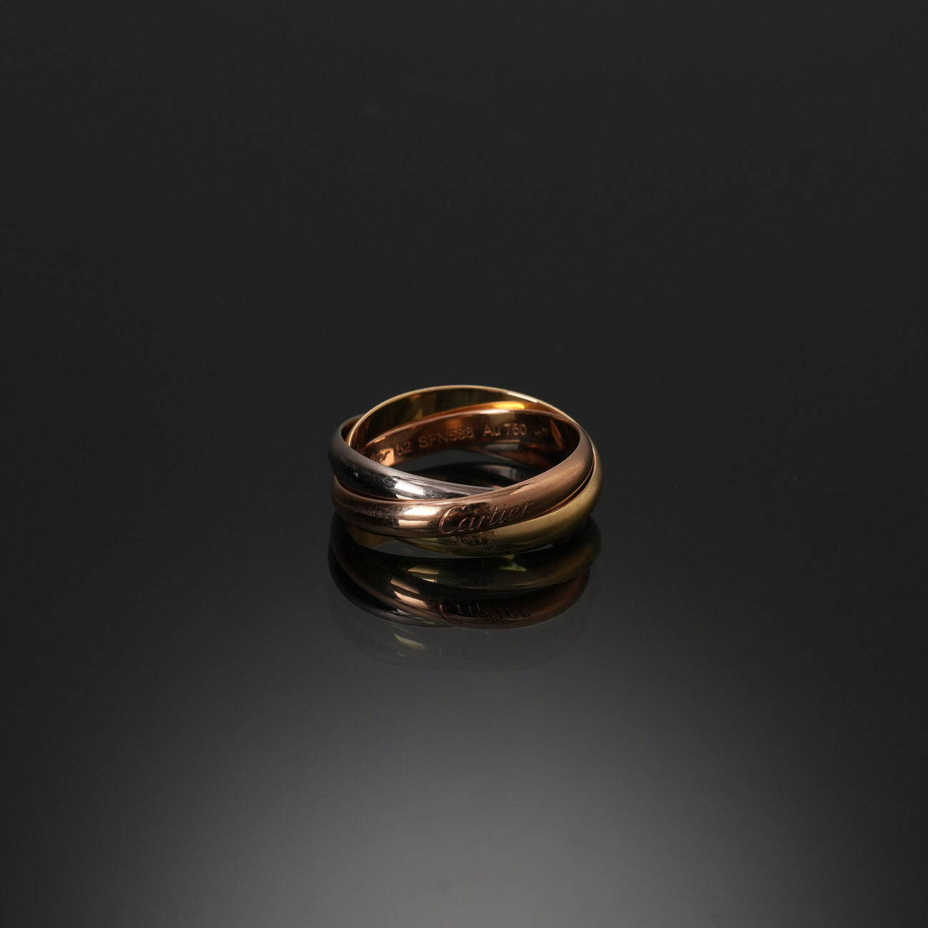 CARTIER(USED)까르띠에 트리니티 링 스몰 #52