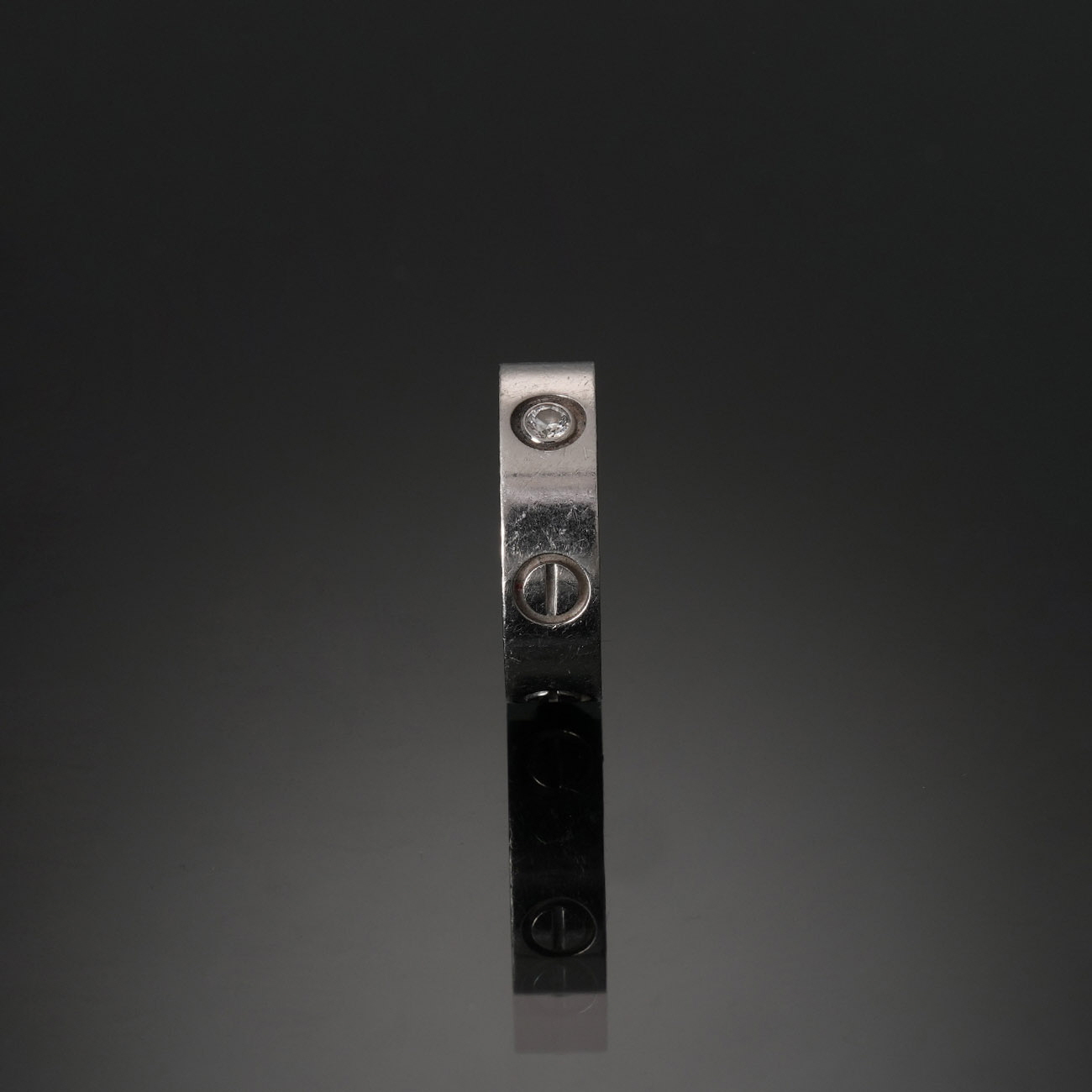 CARTIER(USED)까르띠에 1P 플리티넘 러브링 #49