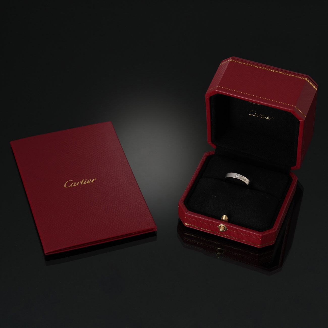 CARTIER(USED)까르띠에 C 드 까르띠에 웨딩밴드 #55