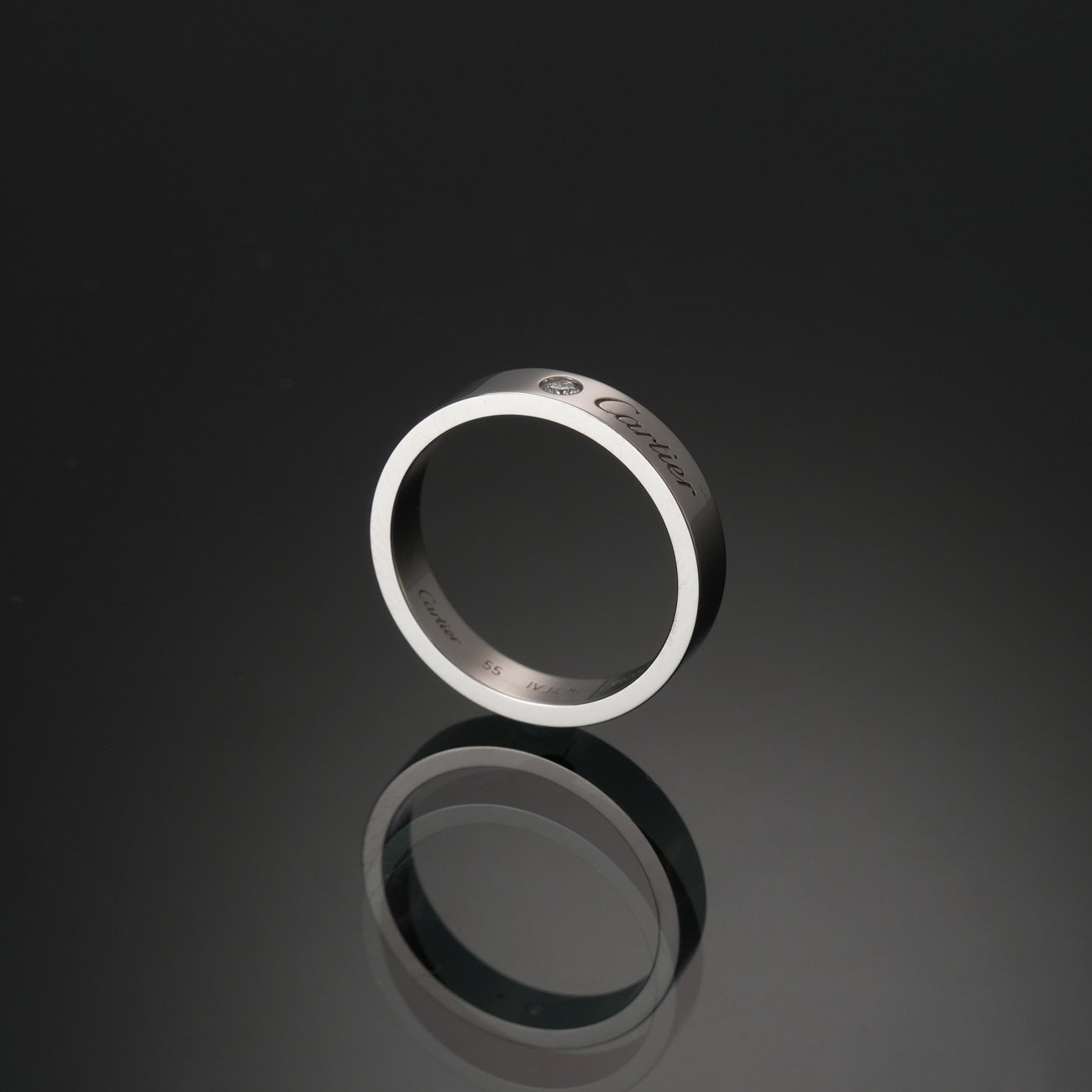 CARTIER(USED)까르띠에 C 드 까르띠에 웨딩밴드 #55