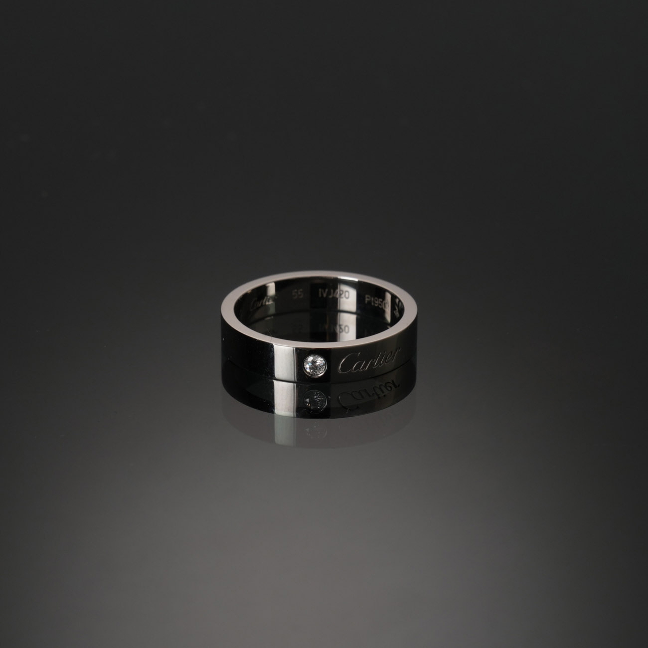 CARTIER(USED)까르띠에 C 드 까르띠에 웨딩밴드 #55