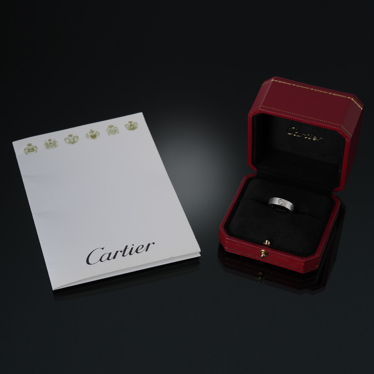 CARTIER(USED)까르띠에 3P 다이아 러브링 #49